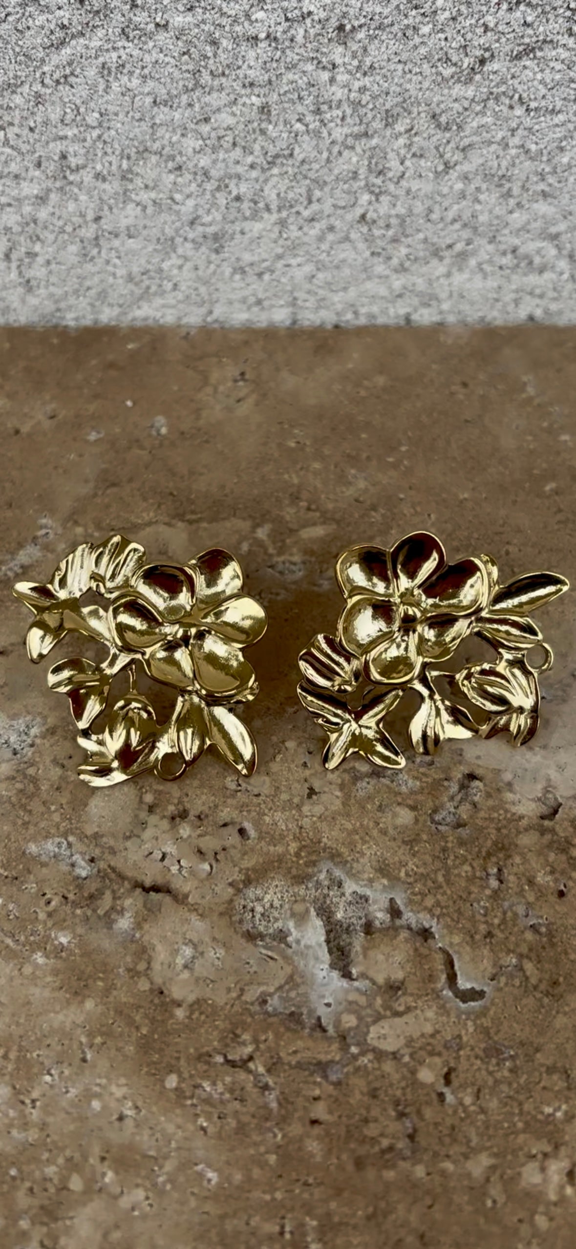 Multi flowers earrings