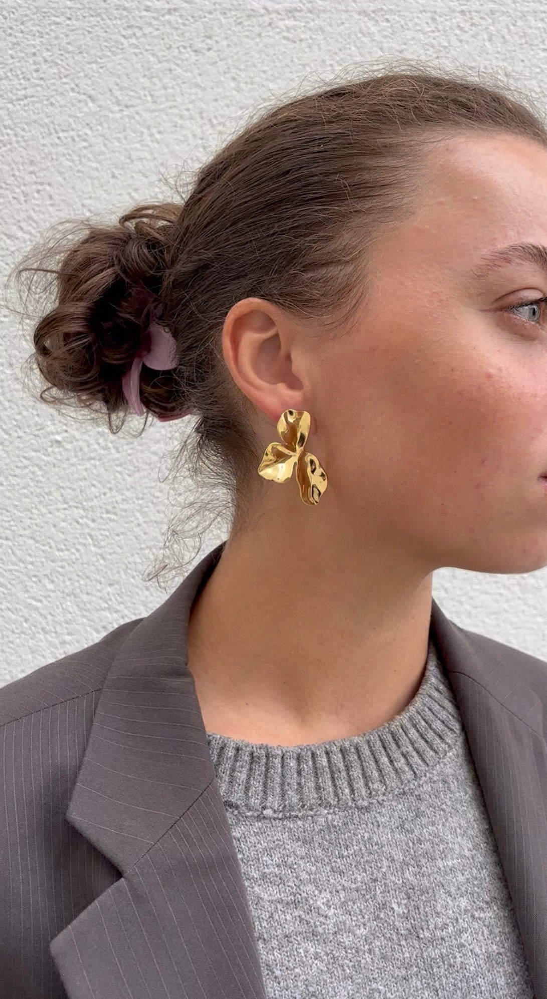 Petal earrings