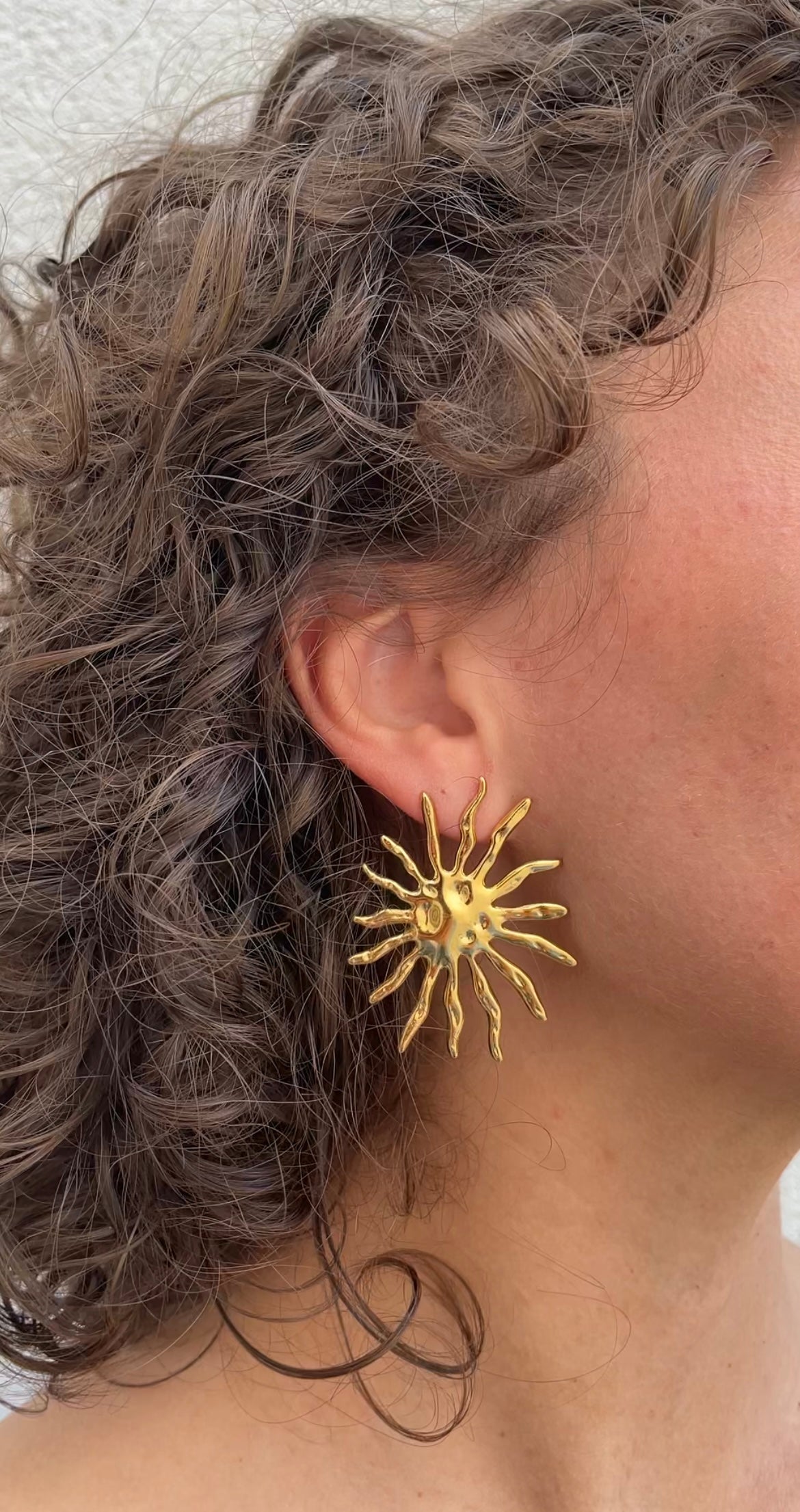 Sun earrings