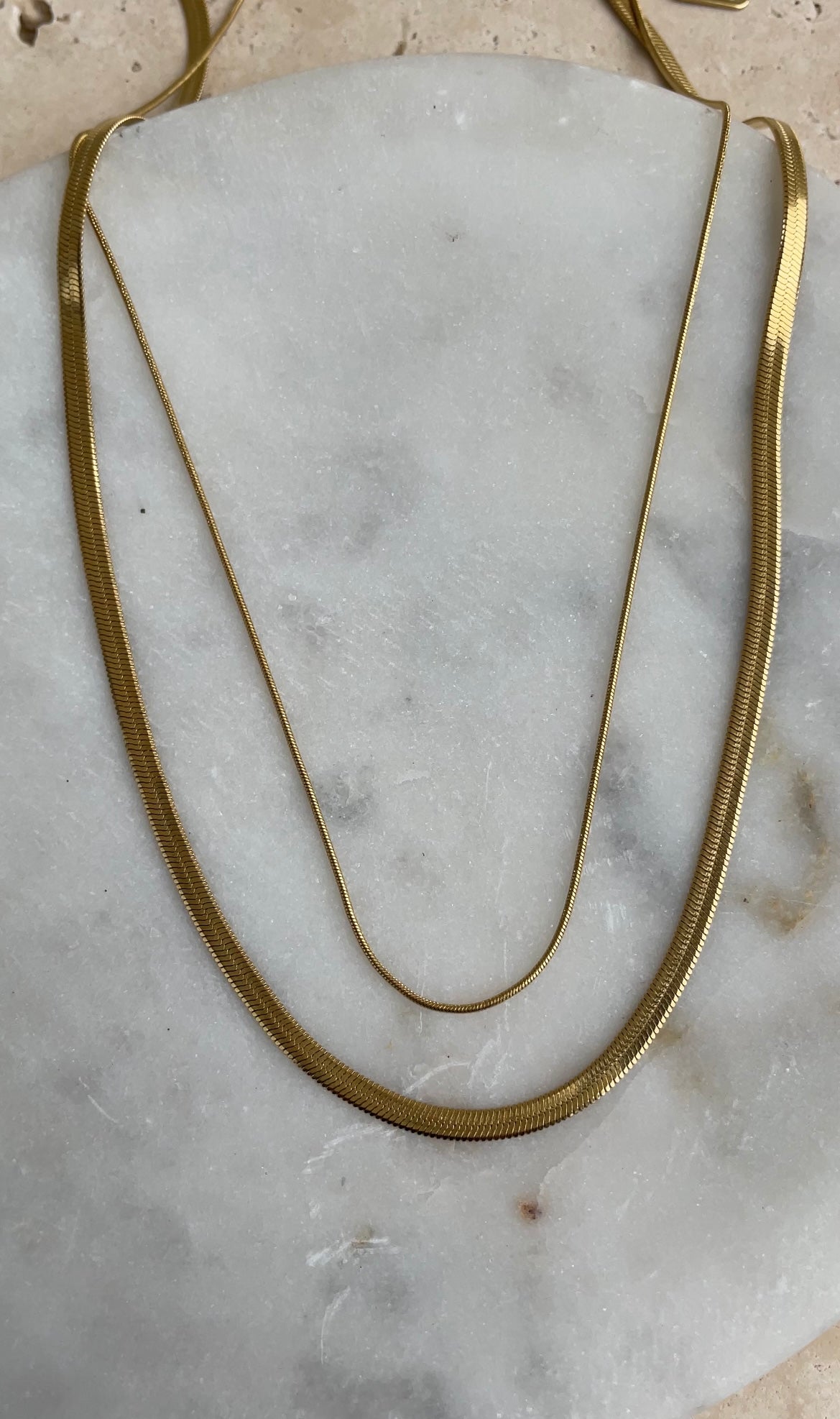 Combined necklace