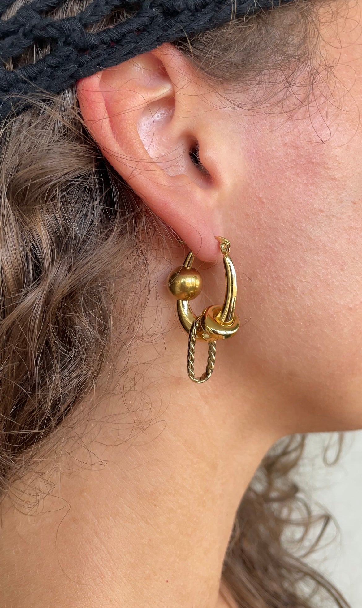 Small galaxy earrings