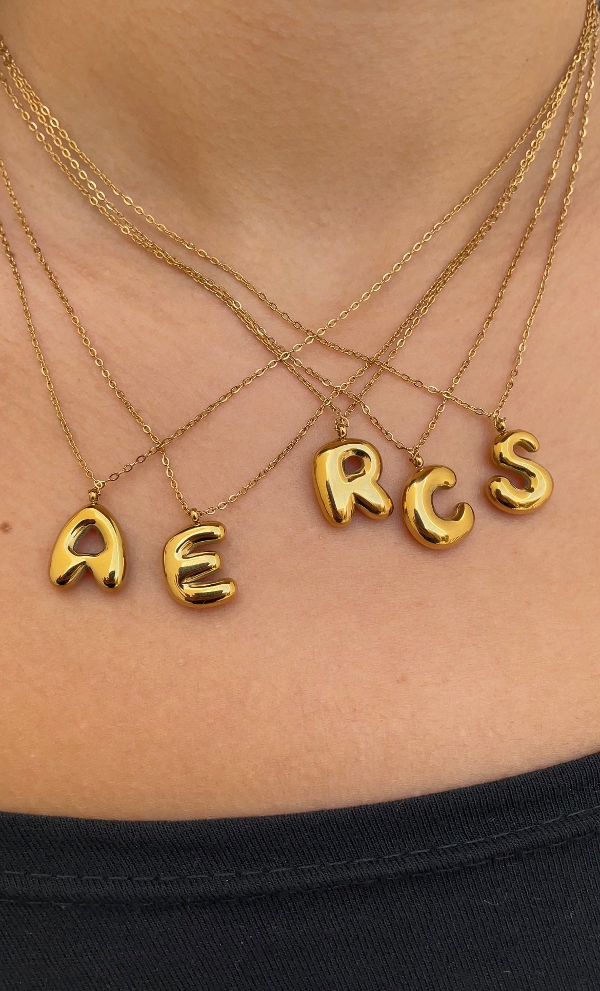 Letter necklace