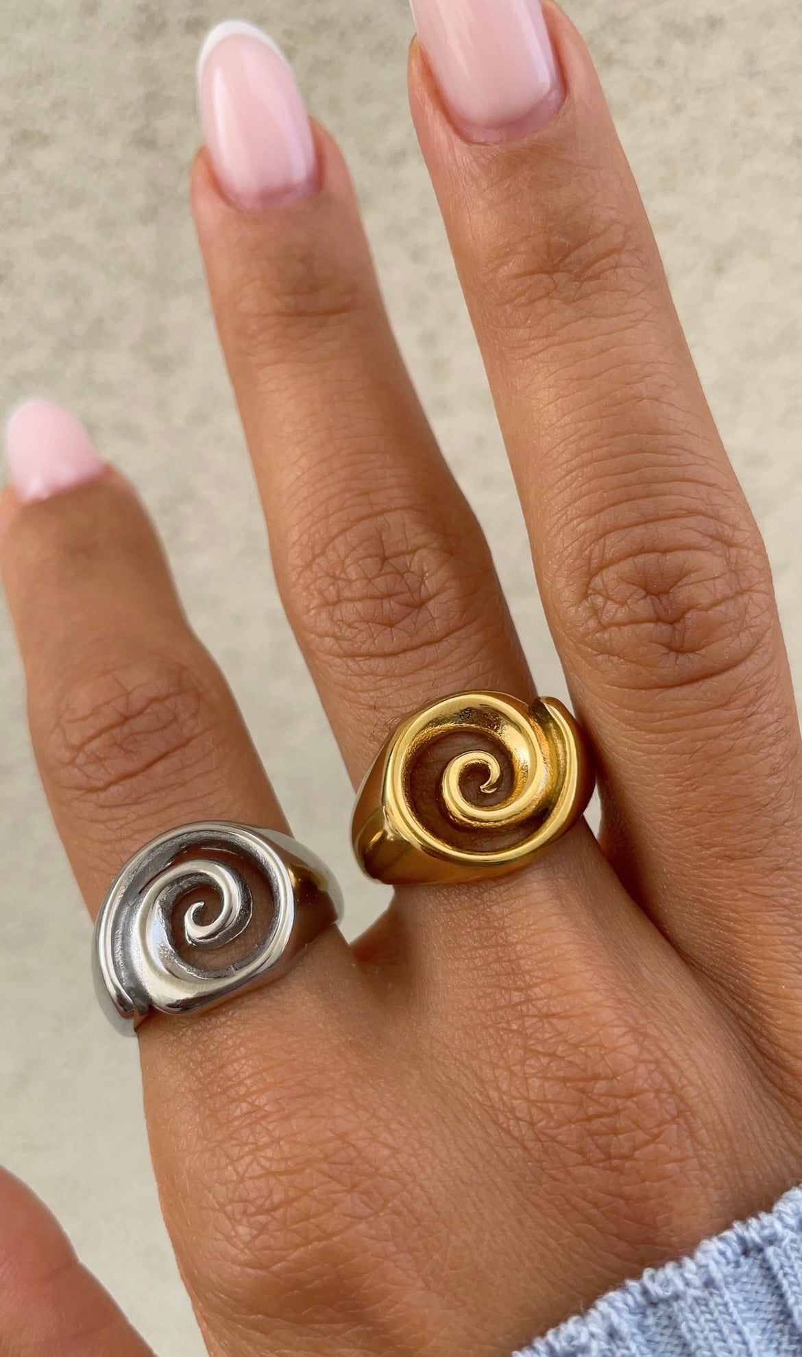 Spiral ring