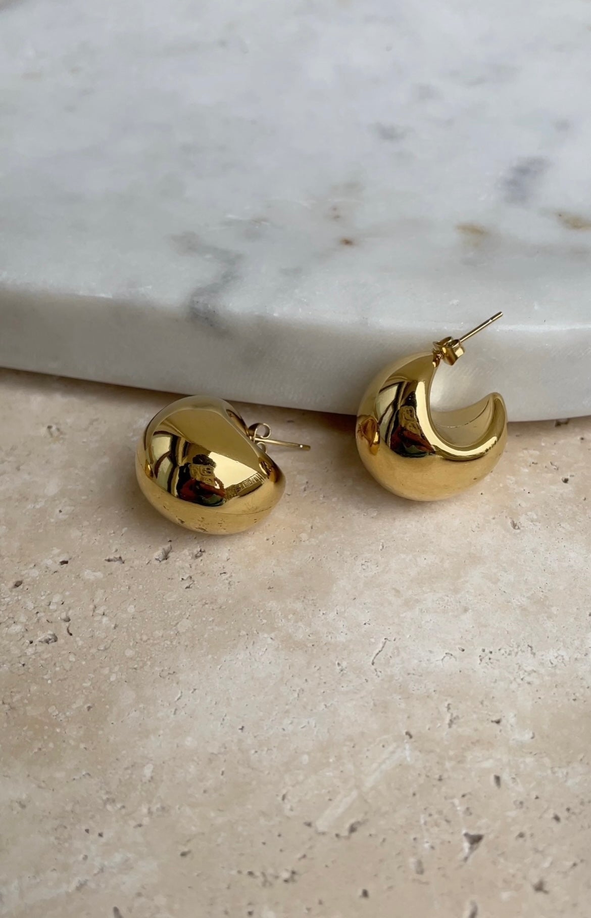 Chunky drop earrings