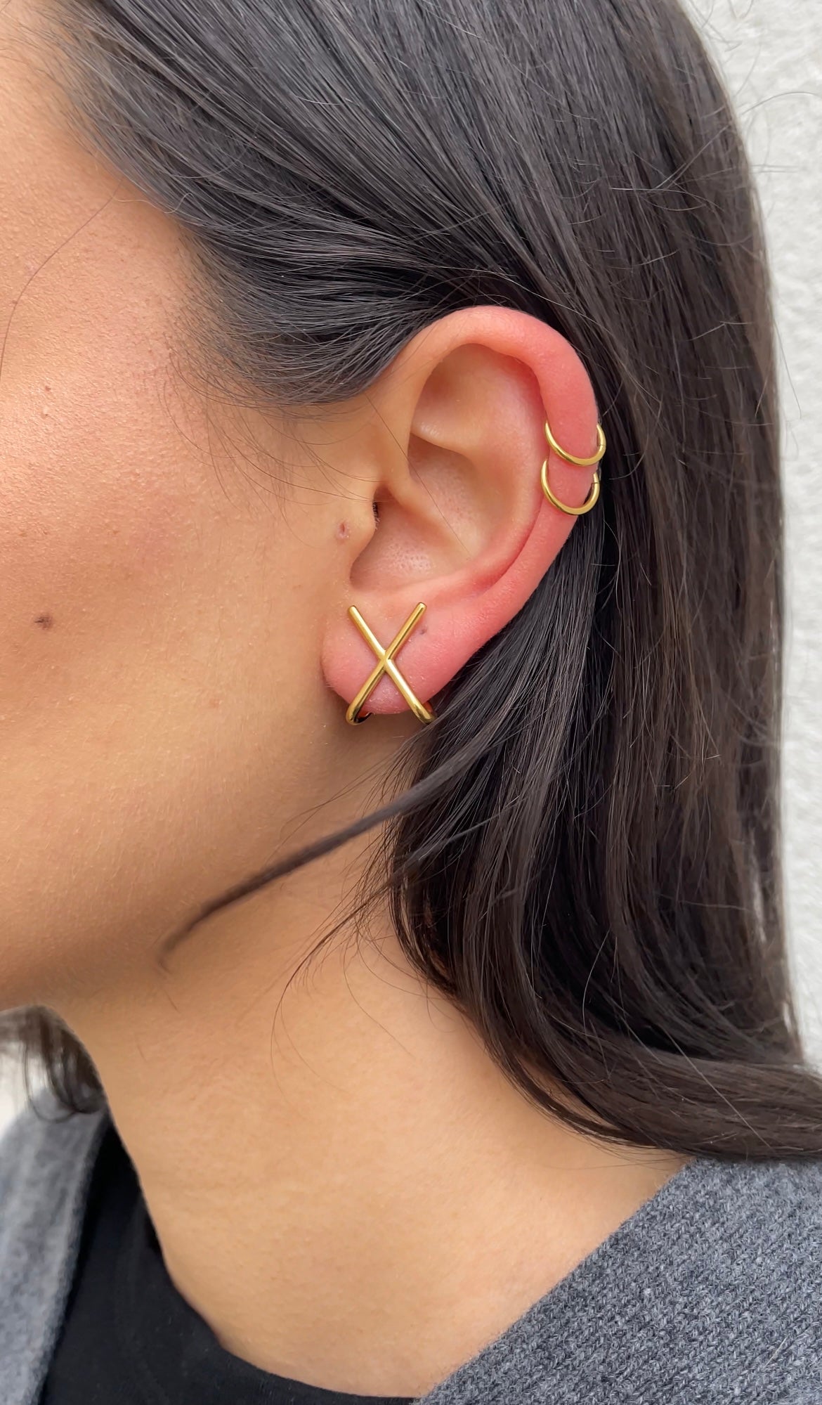 Cross earrings