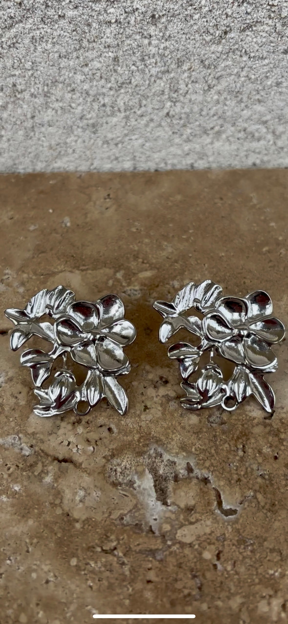 Multi flowers earrings