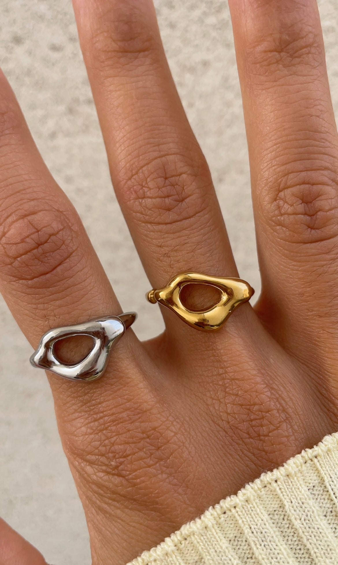 Melted ring