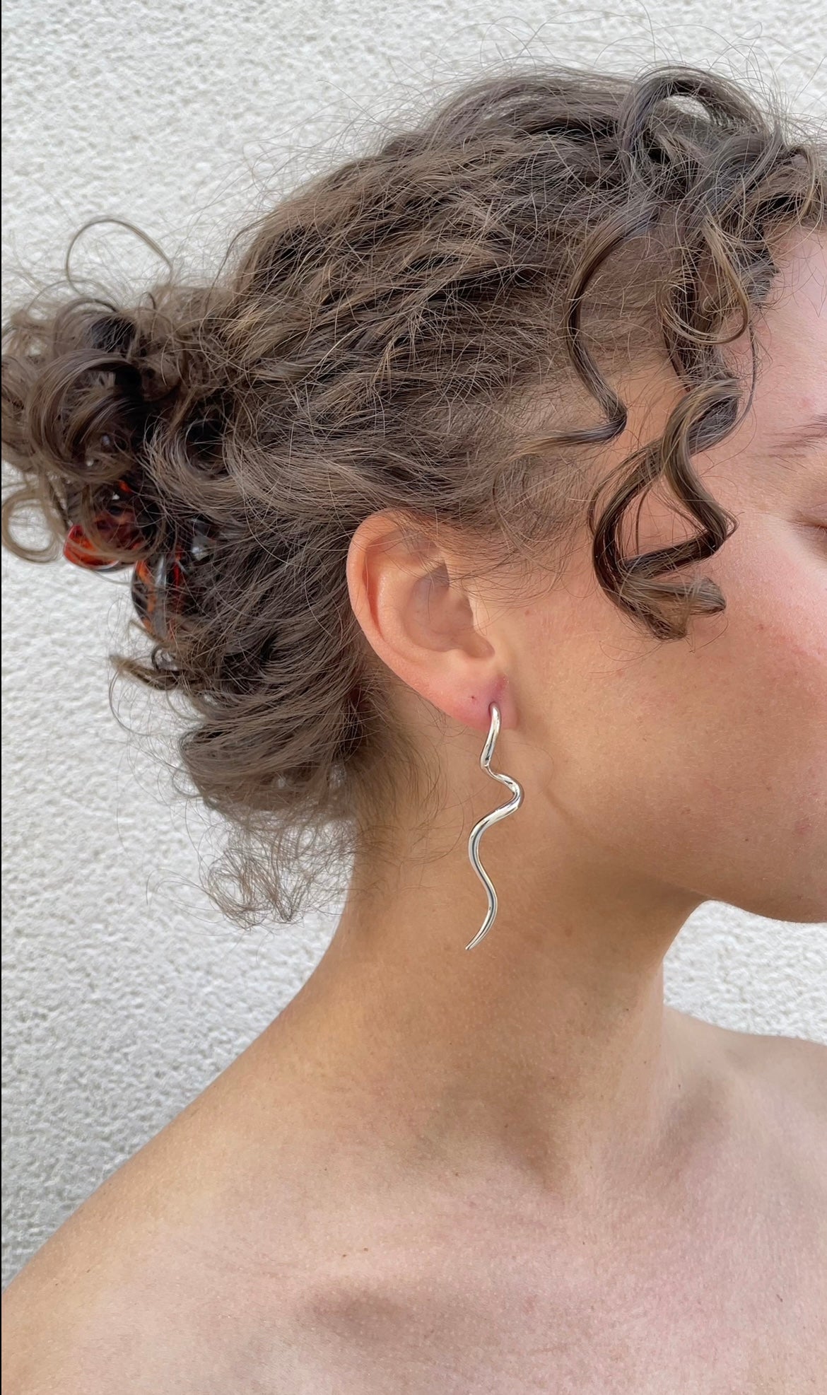 Snake earrings