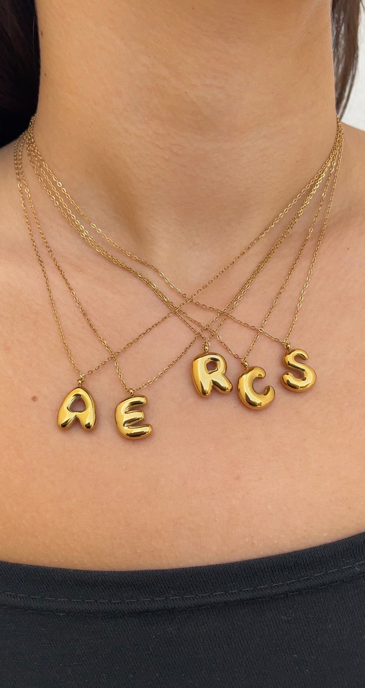 Letter necklace