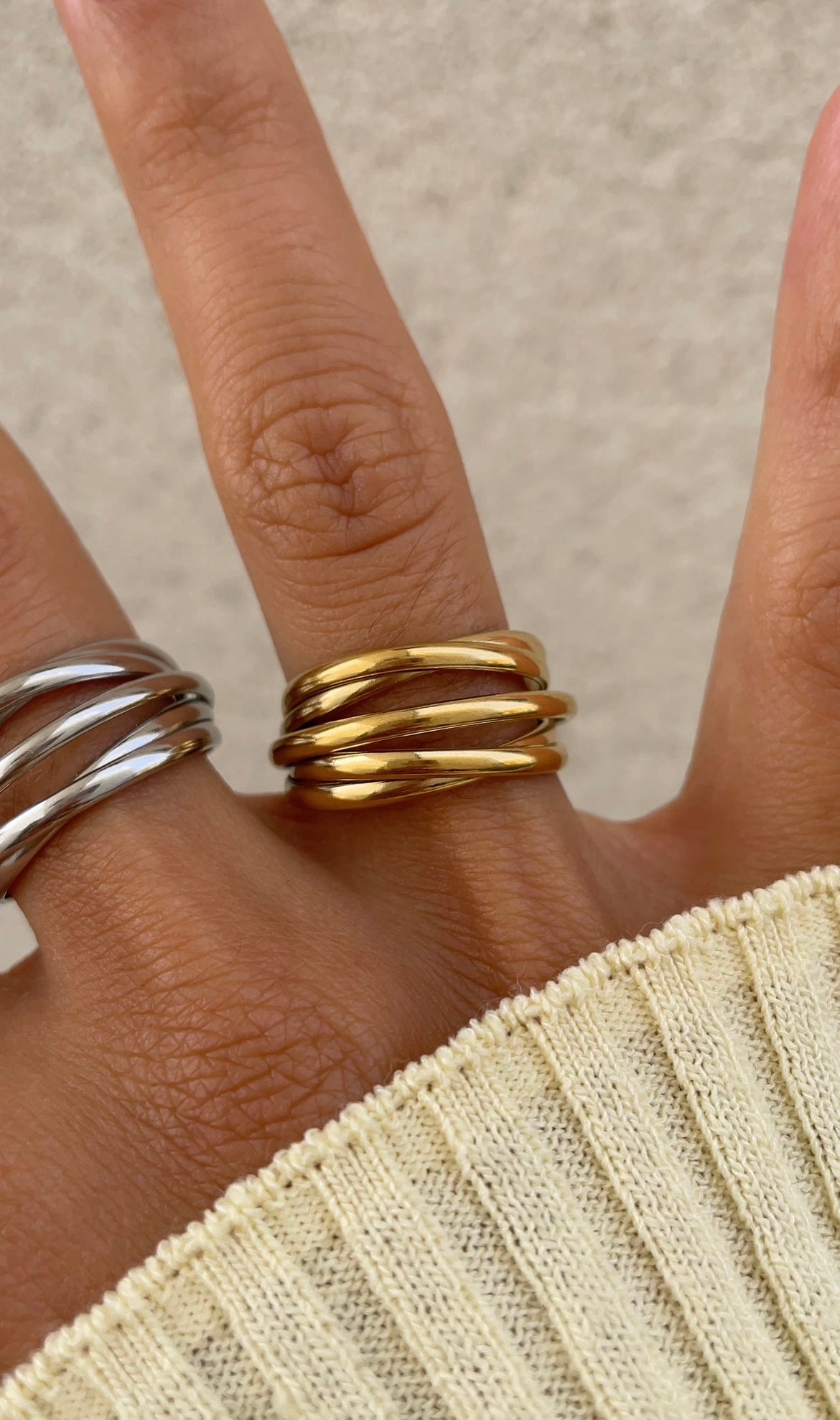 Striped ring
