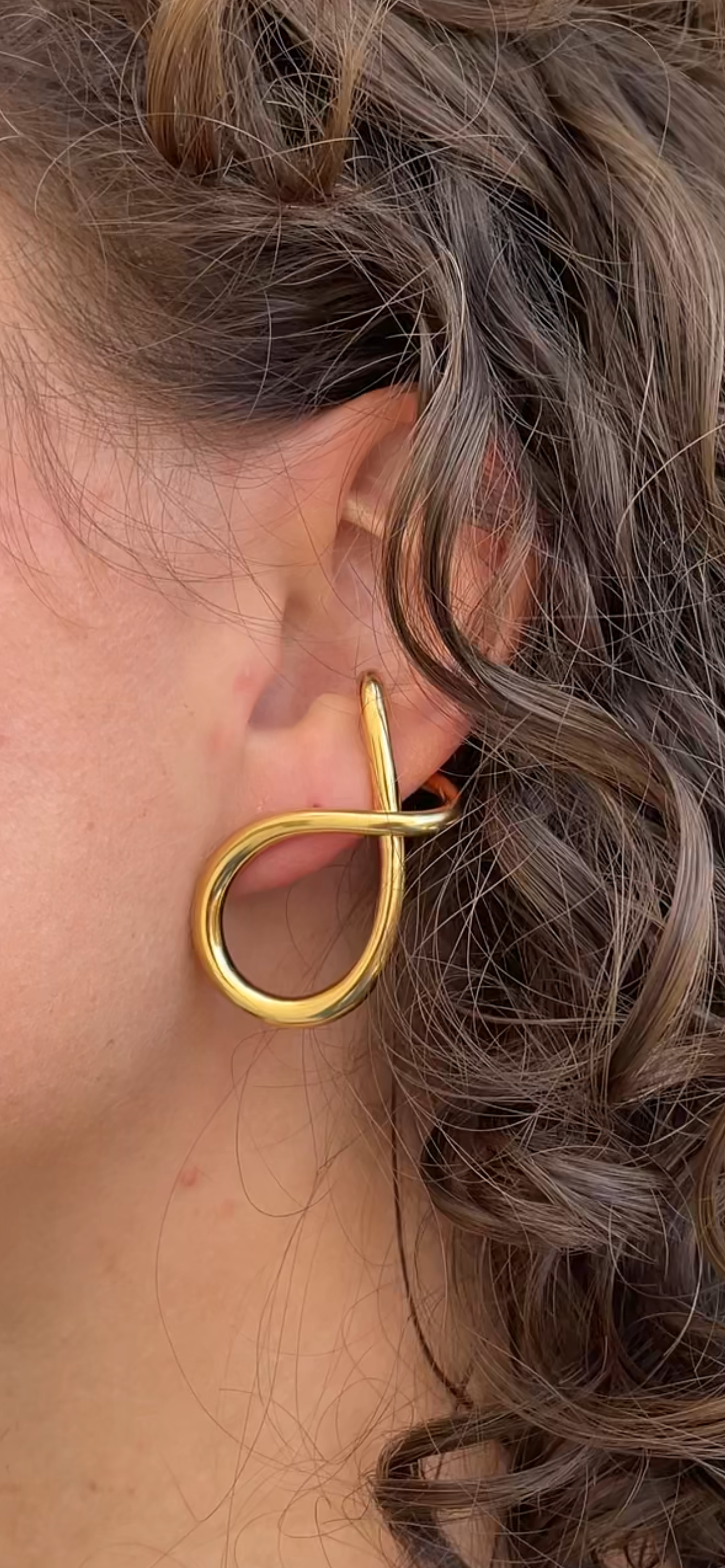 Wrapped earrings
