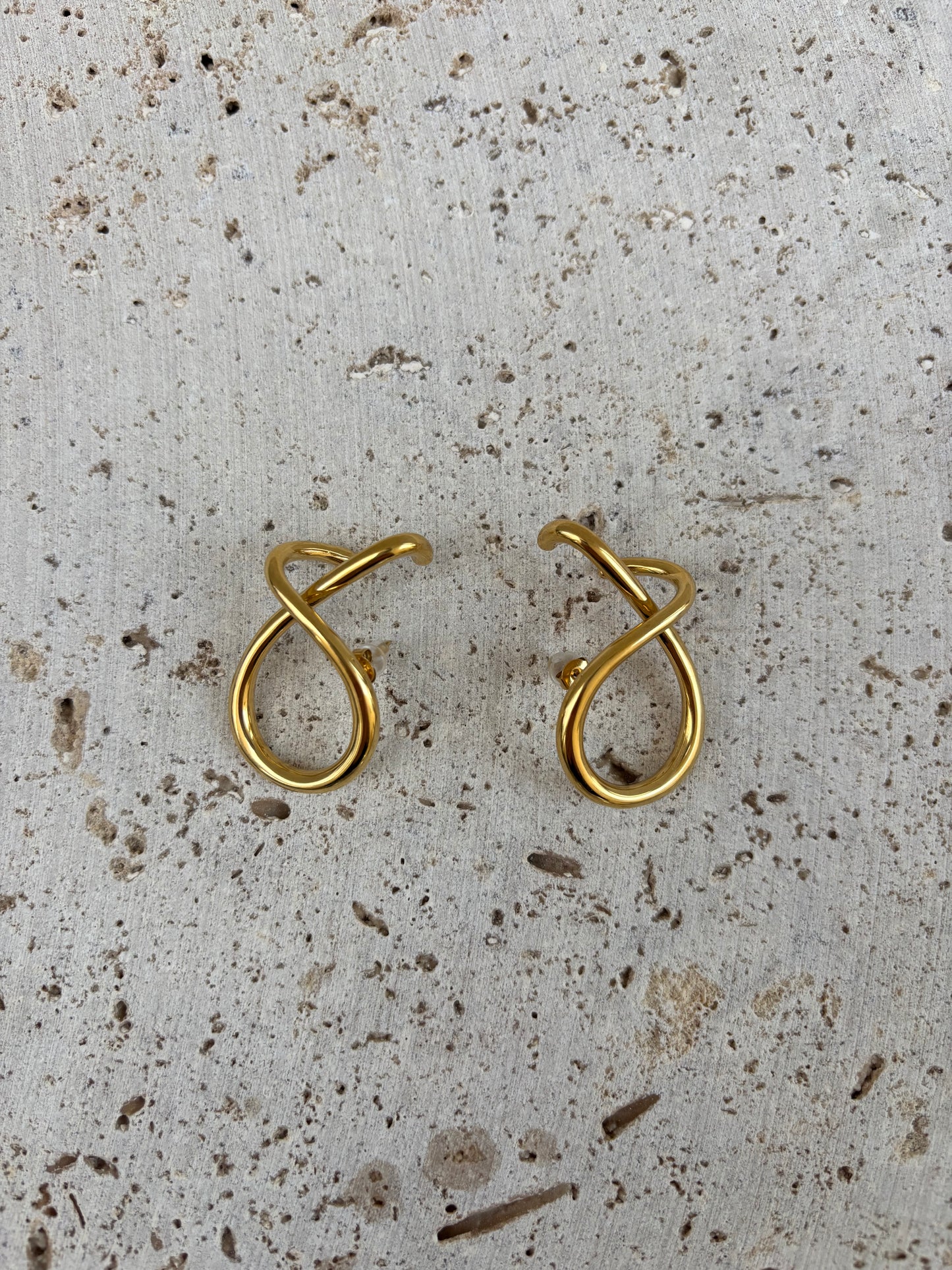 Wrapped earrings