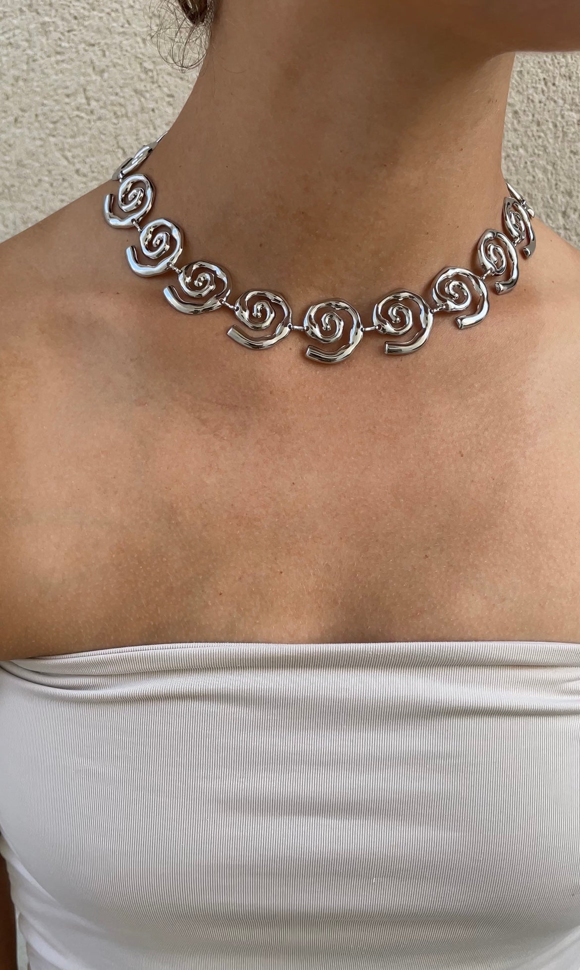 Spiral necklace