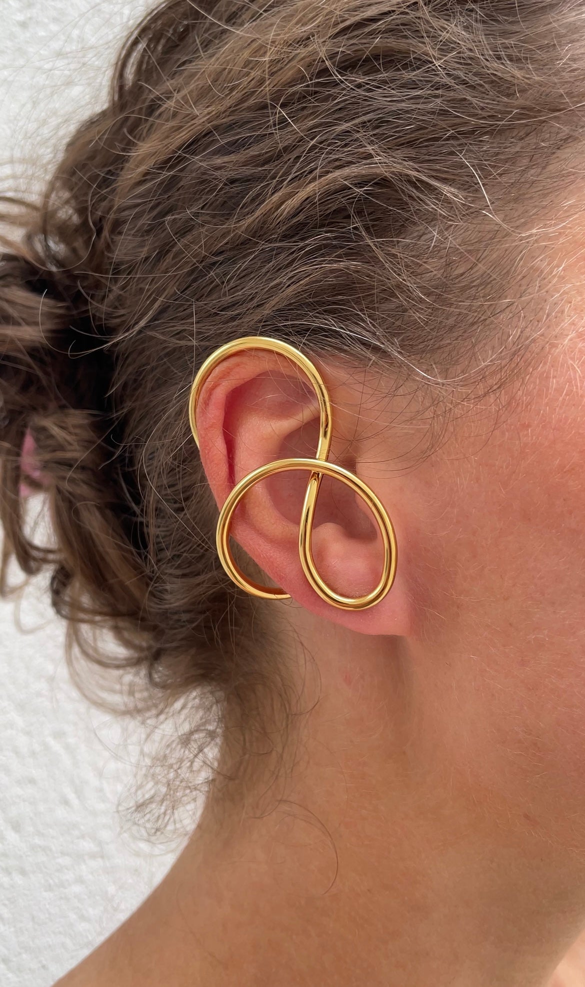 Wrapped ear cuff