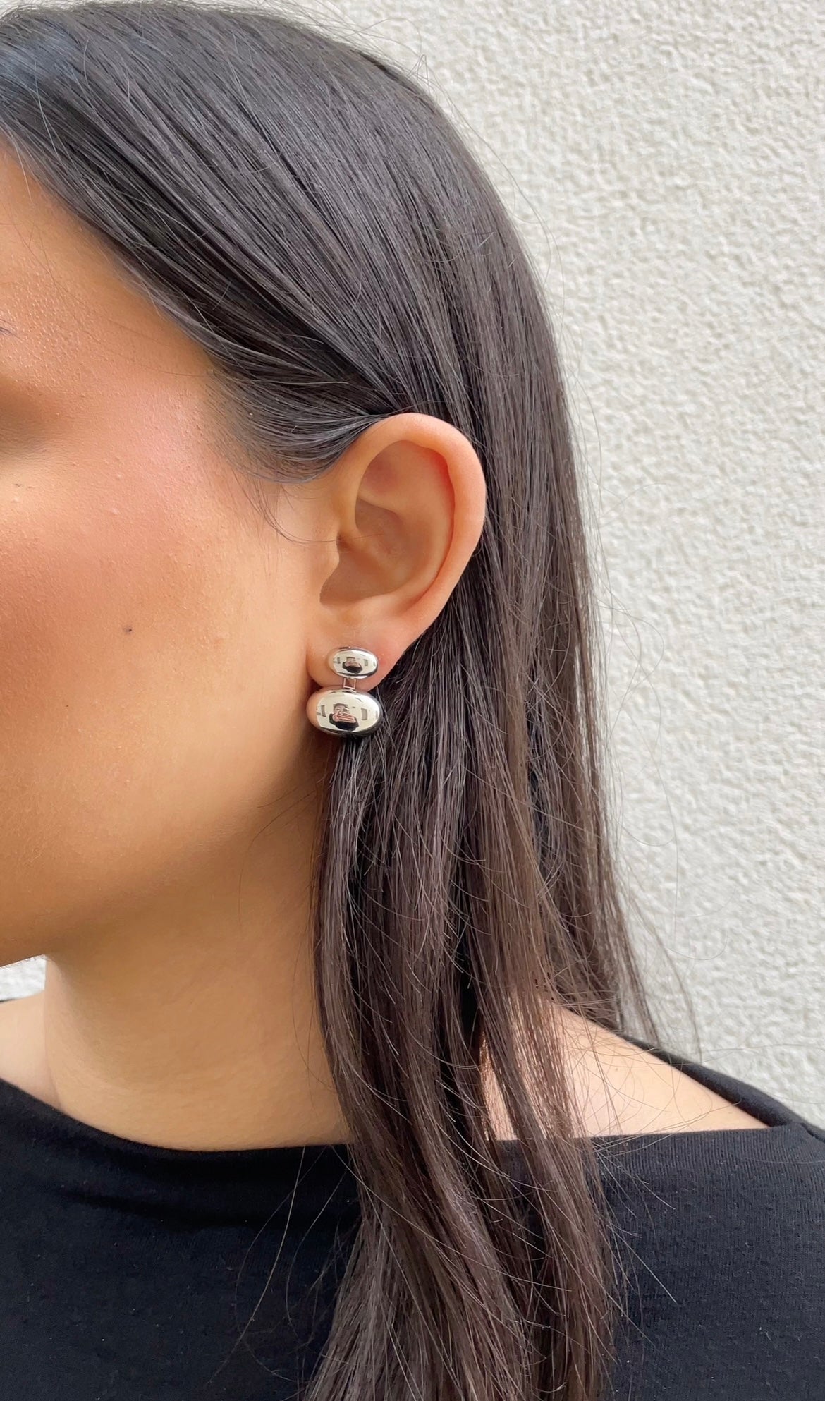 Bean earrings
