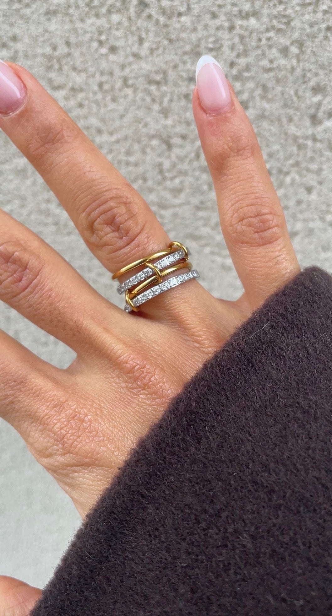 Double couture ring