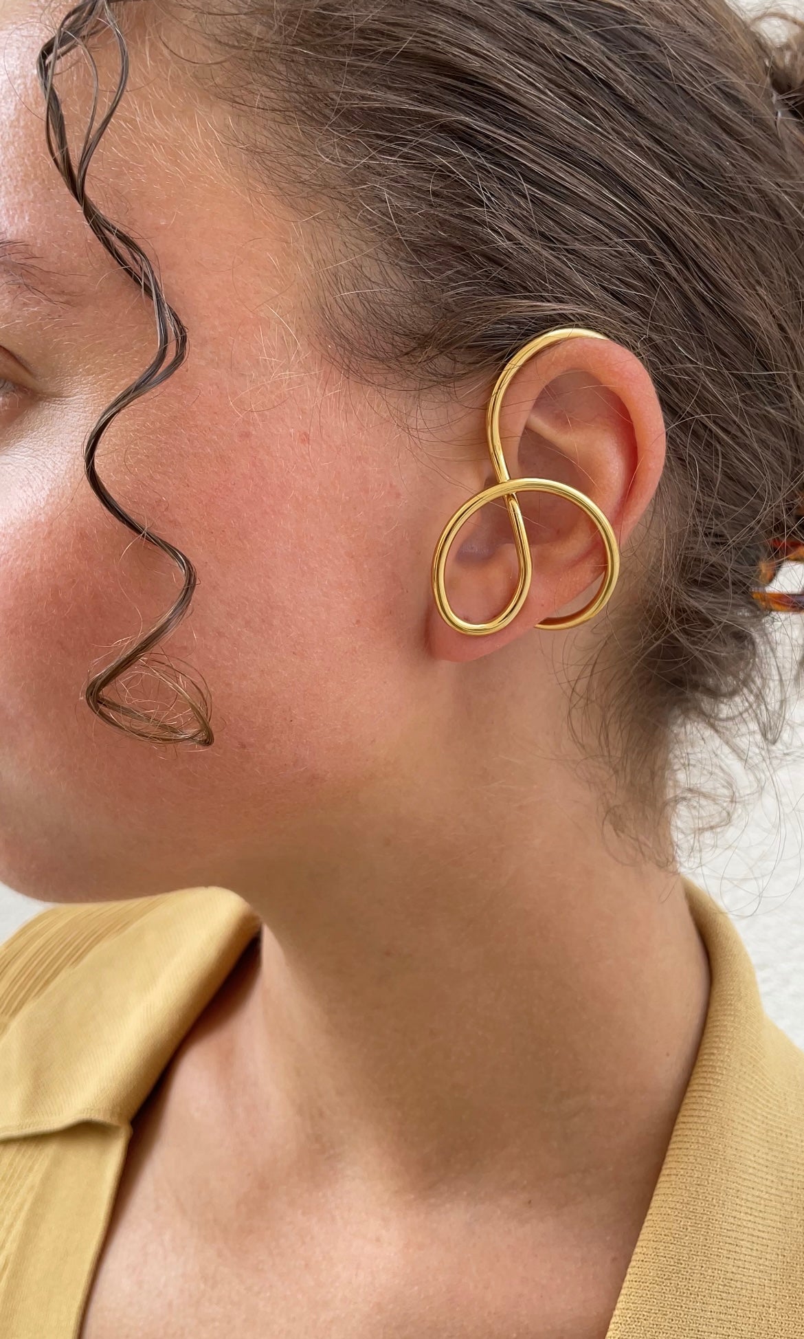 Wrapped ear cuff