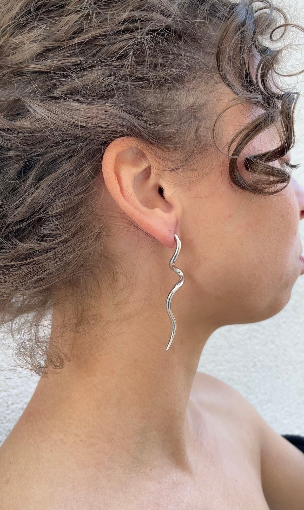 Snake earrings