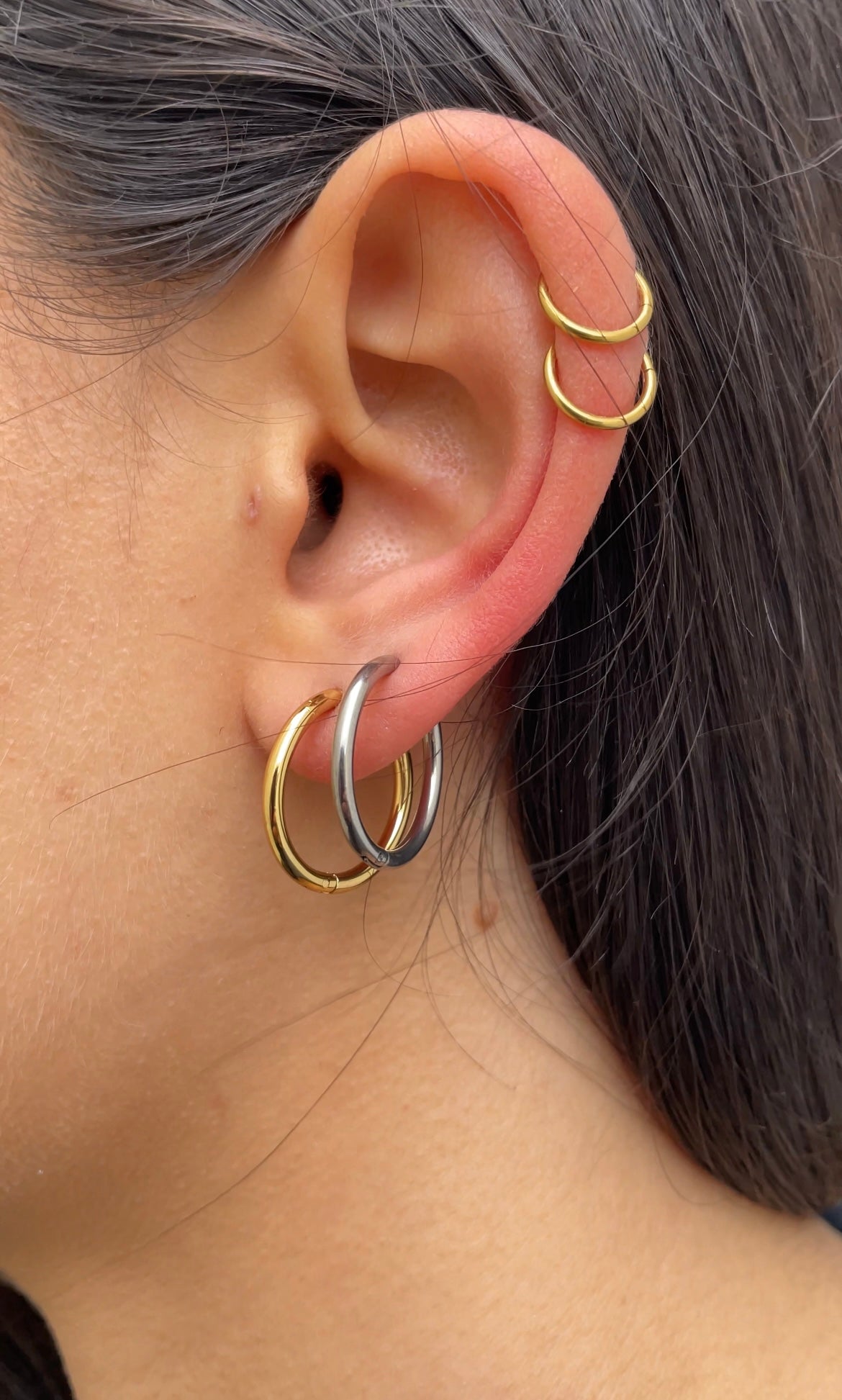 Thin Classic hoops