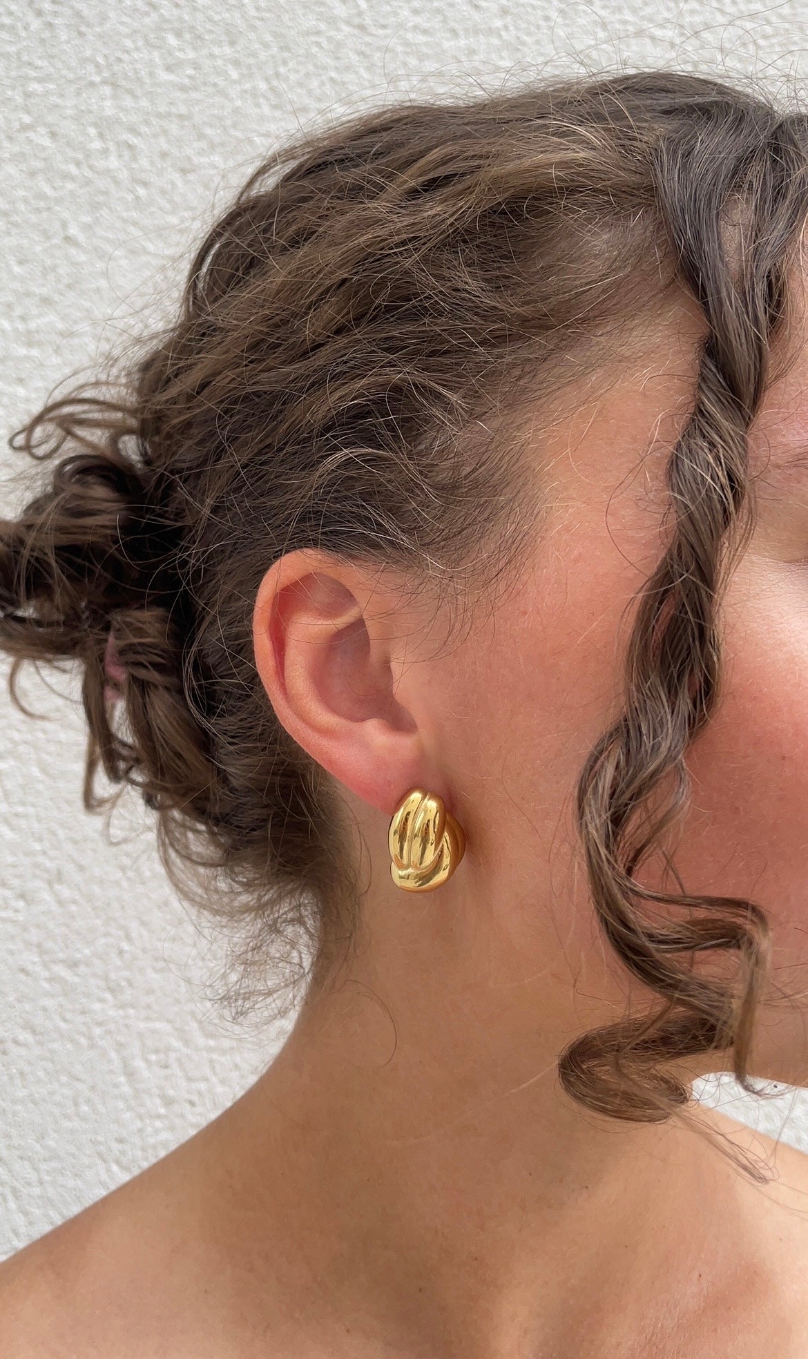 Small Brioche earrings