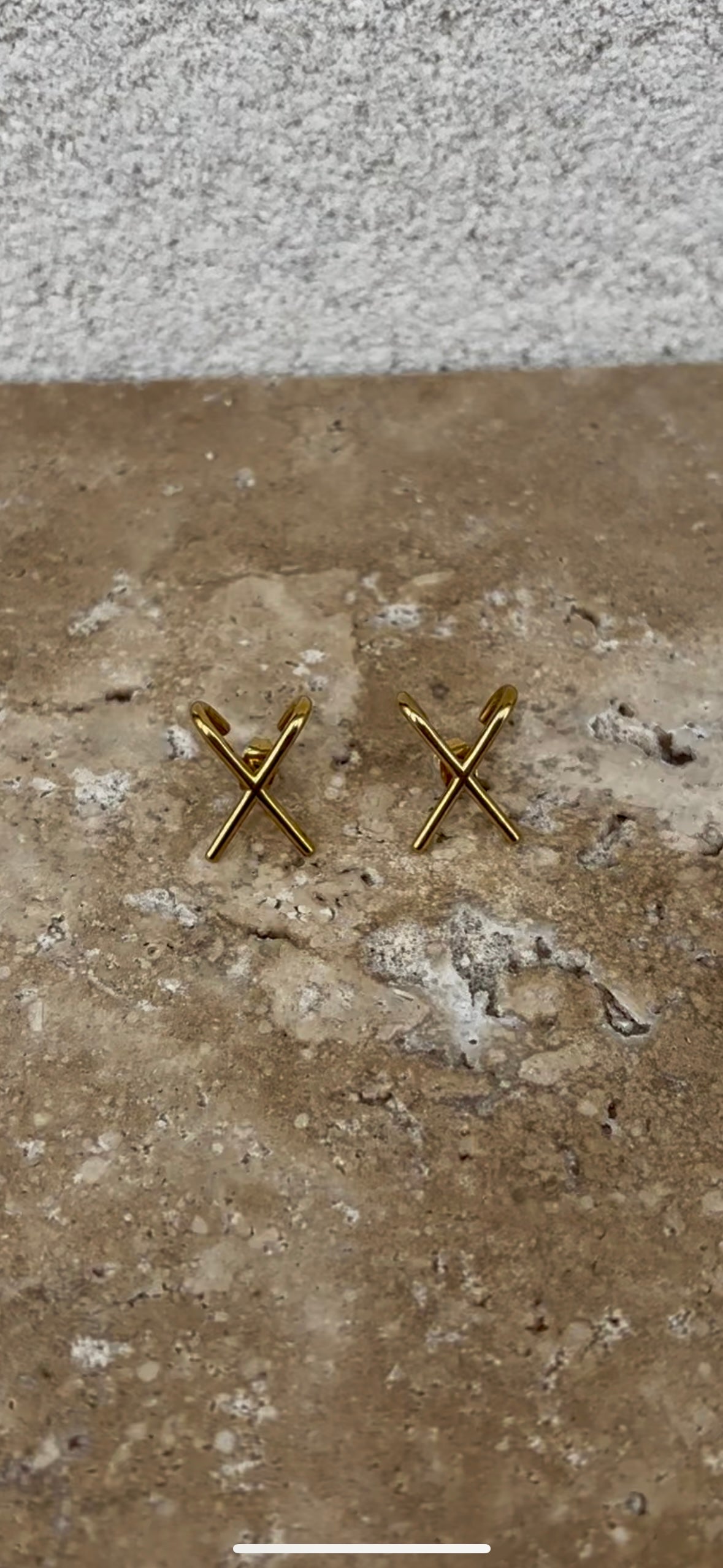 Cross earrings