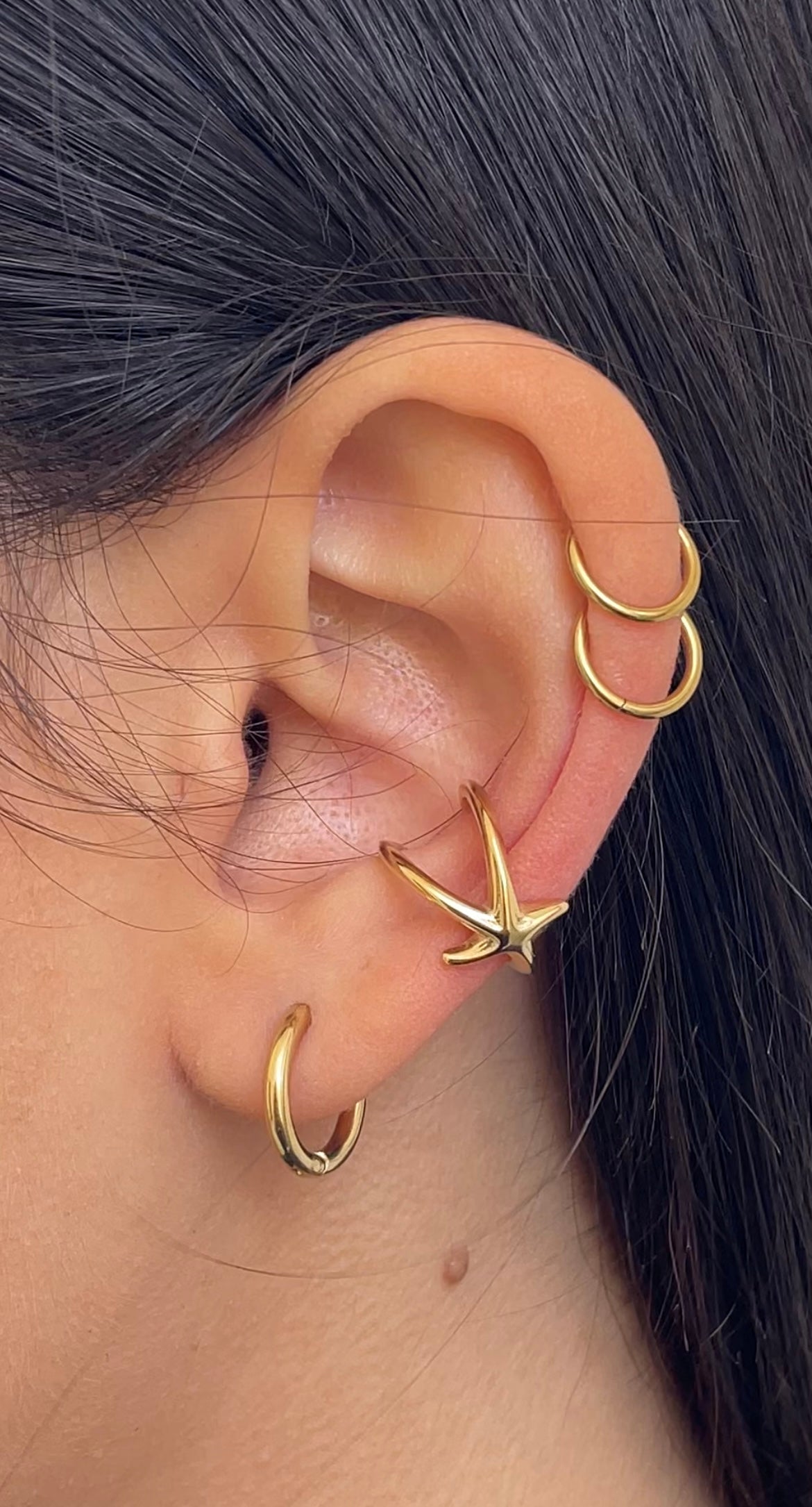 Star ear cuff