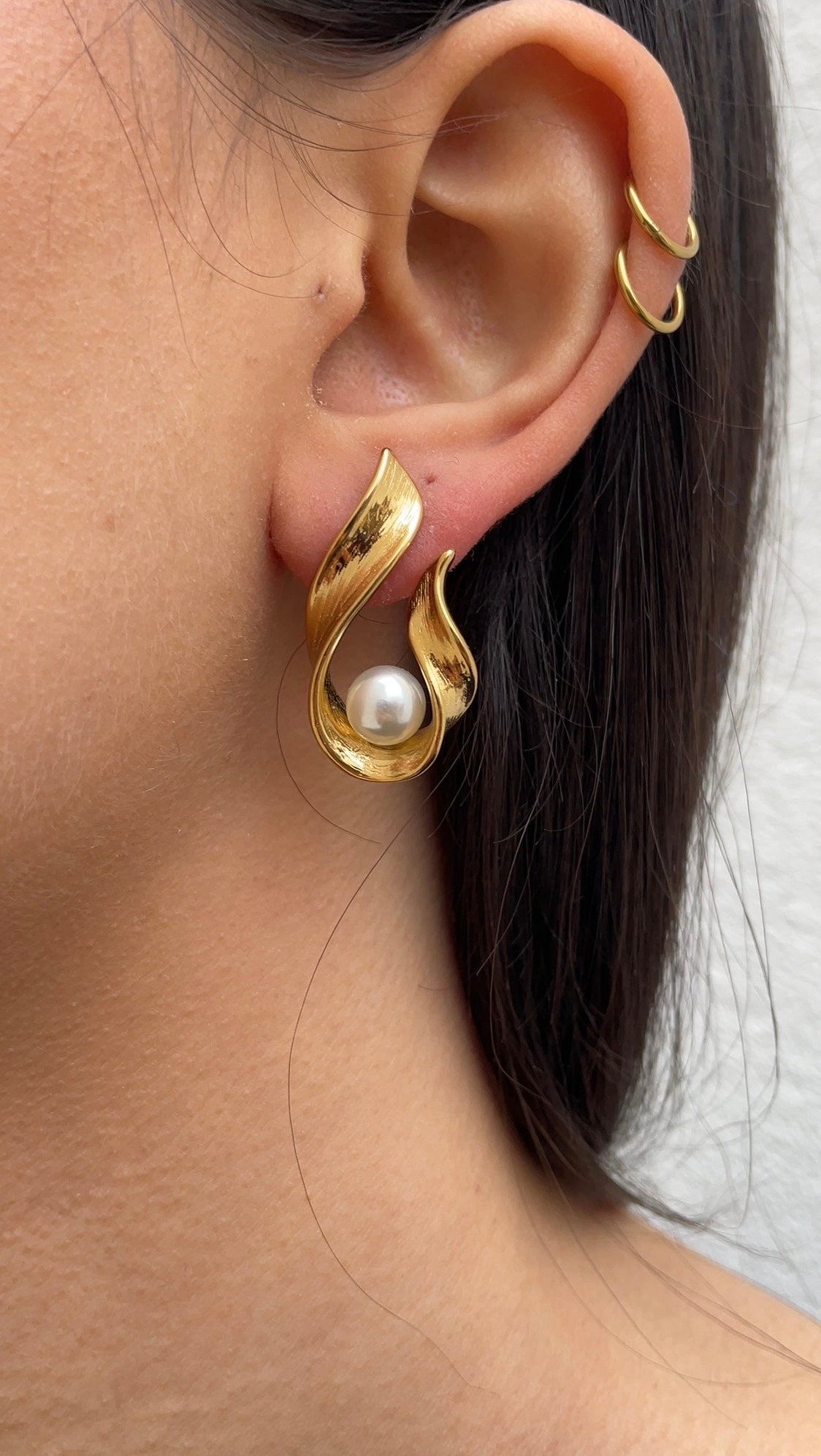 Flame earrings