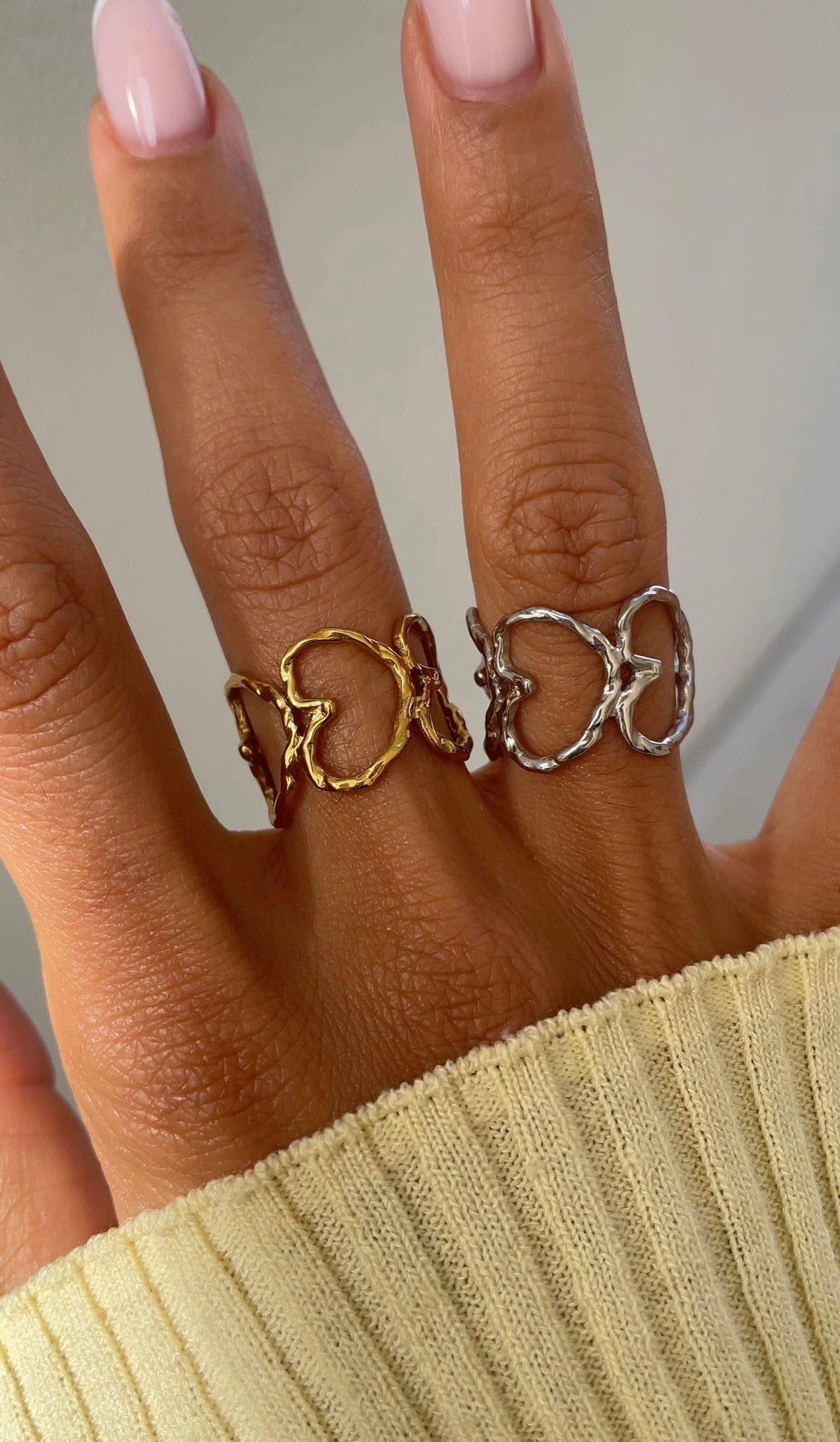 Multi heart ring