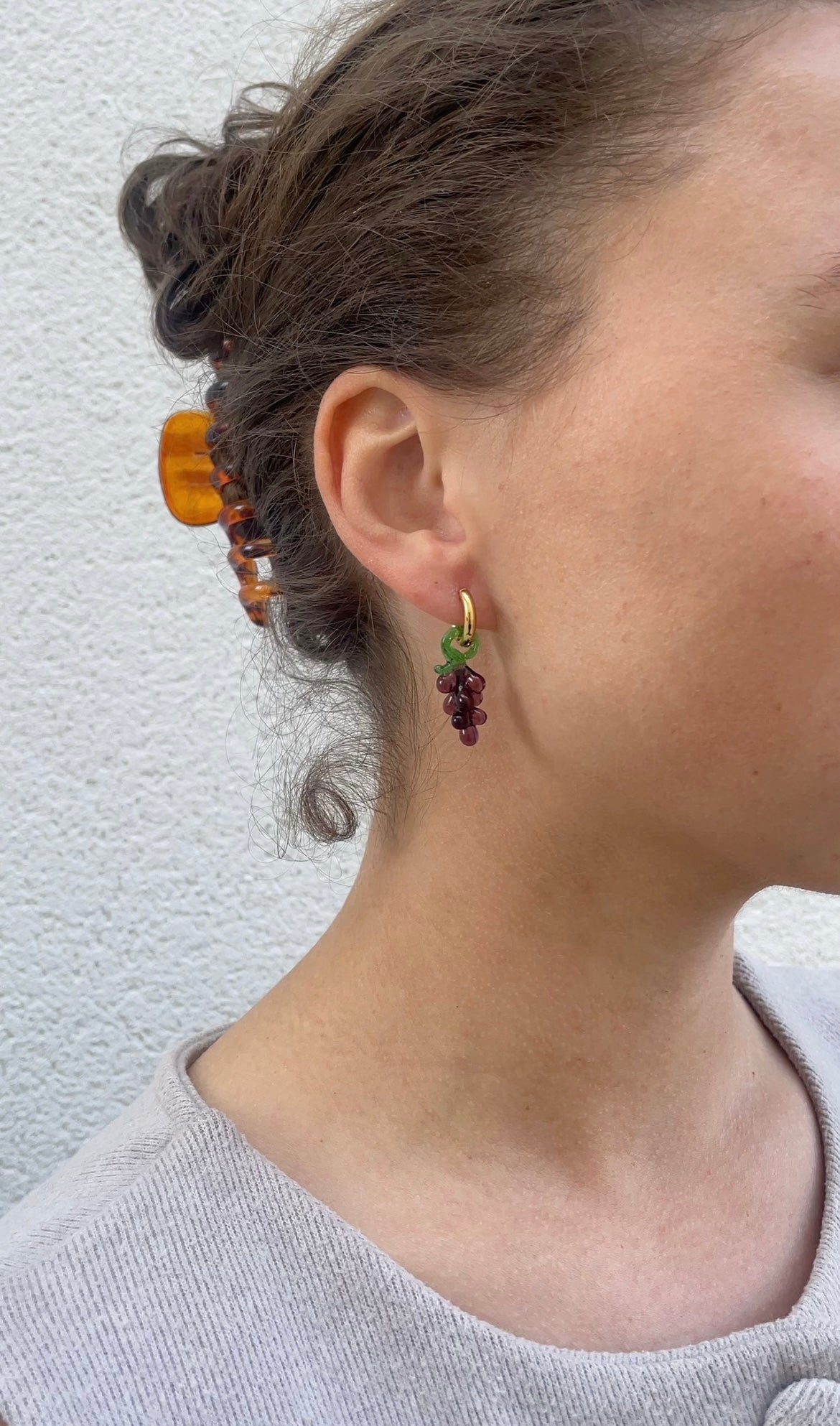 Panier de fruit earrings
