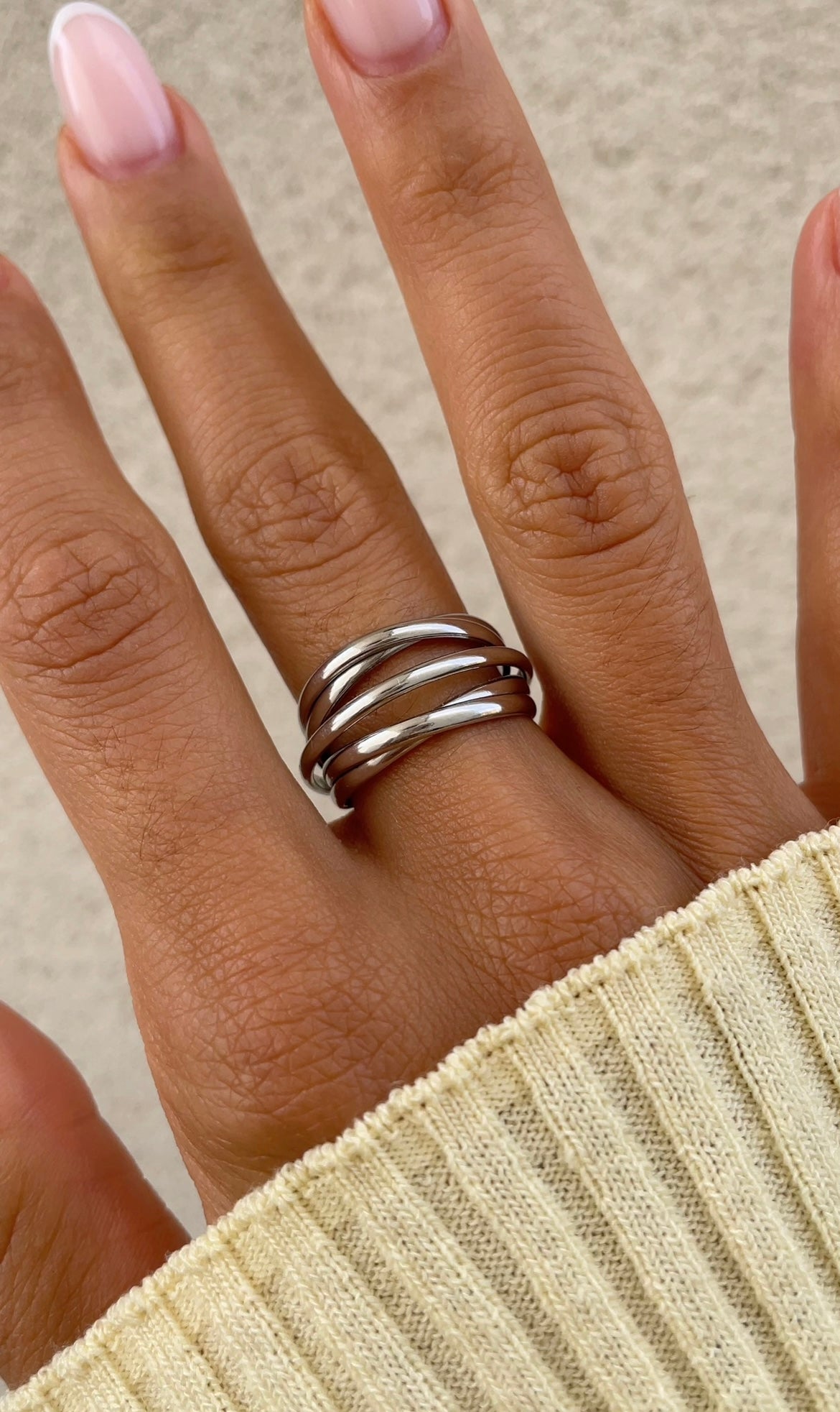 Striped ring