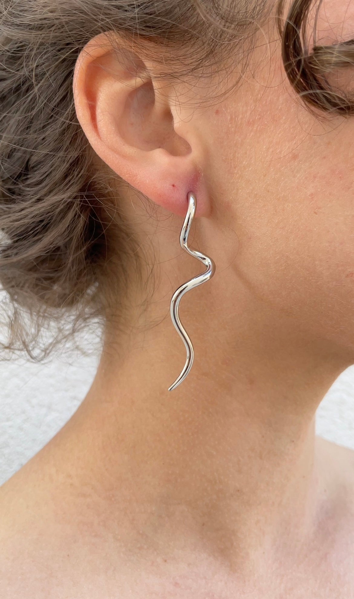 Snake earrings