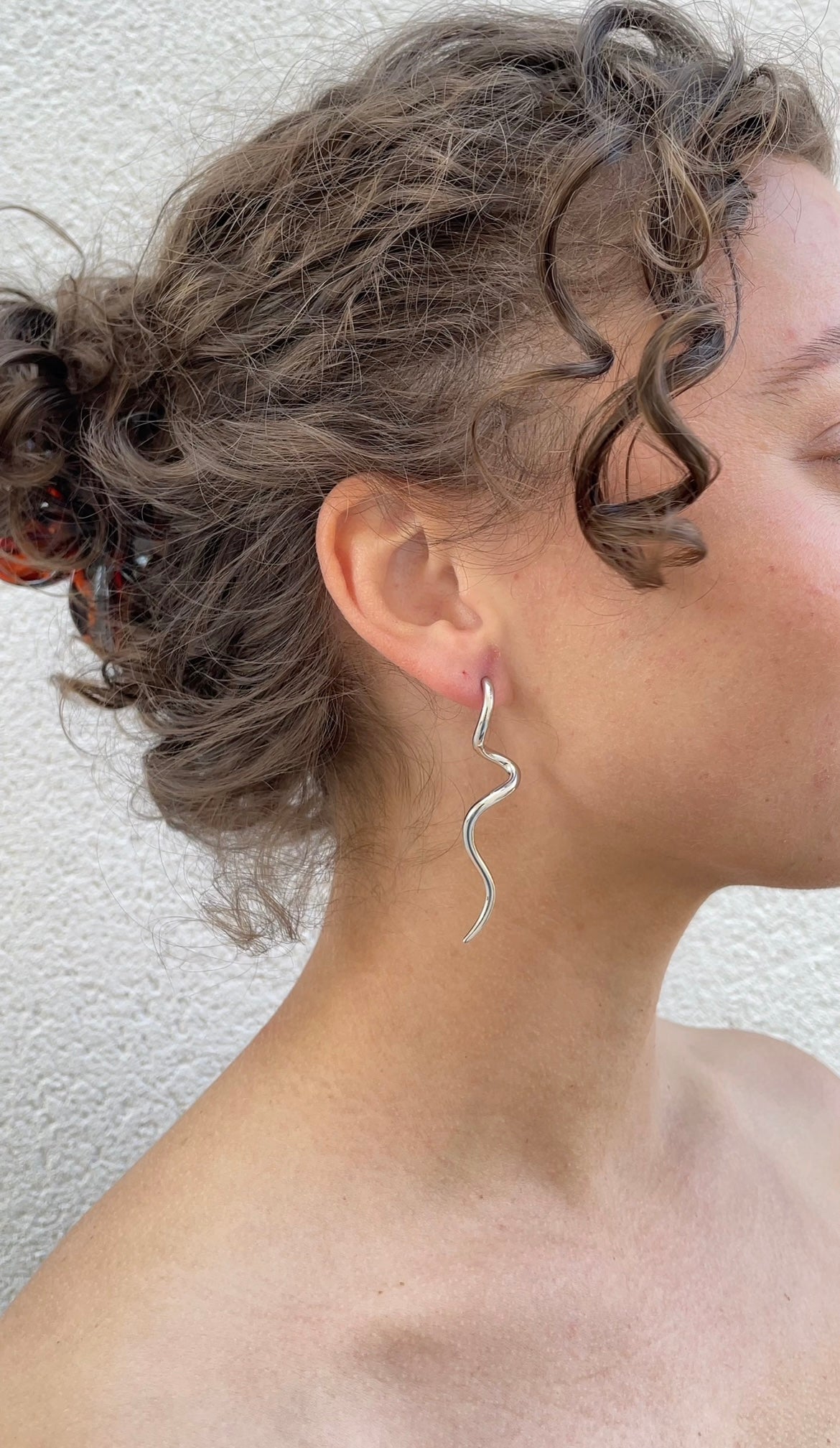 Snake earrings