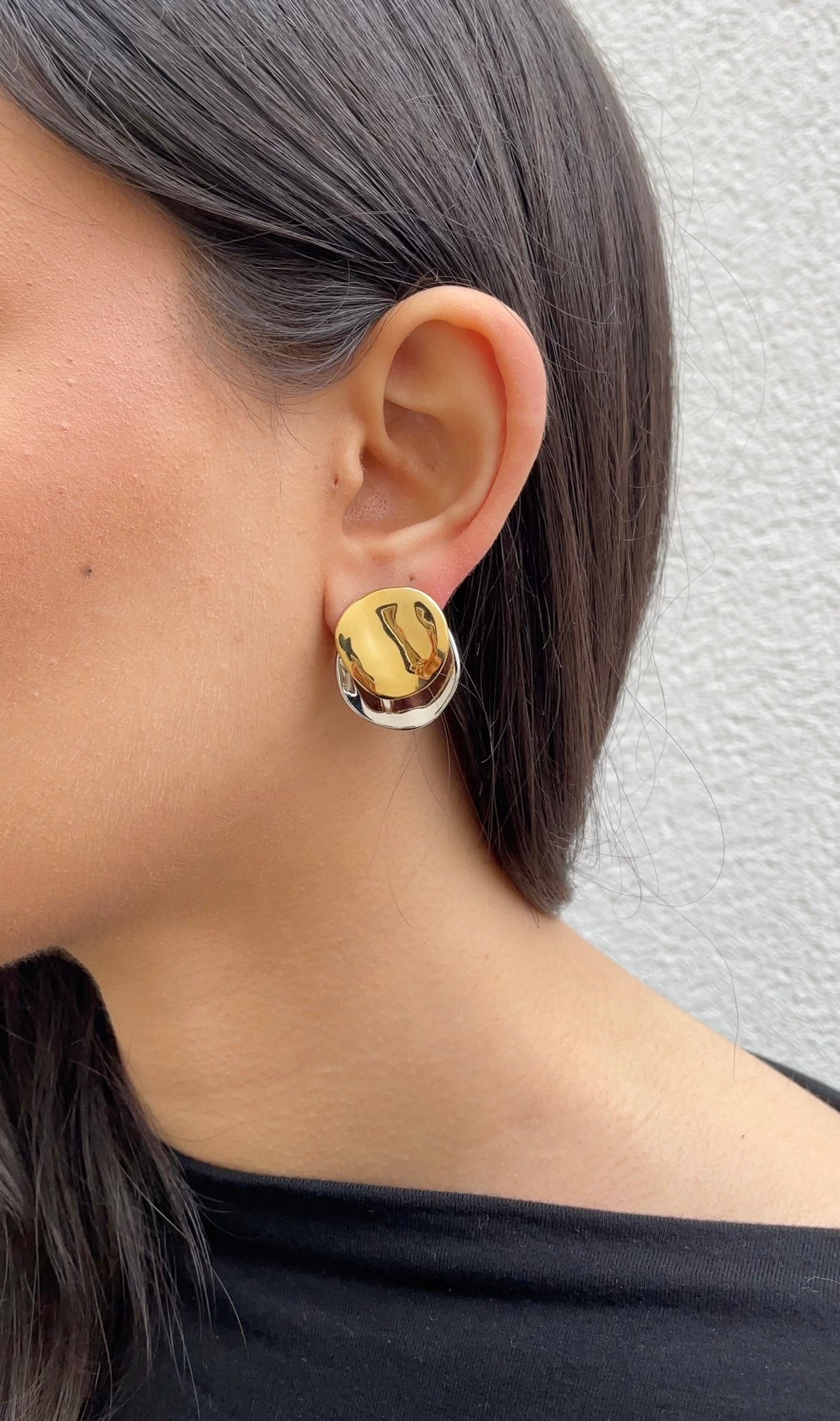 Two pieces earrings