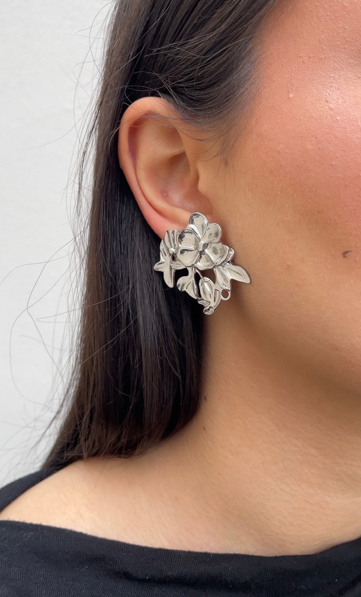 Multi flowers earrings