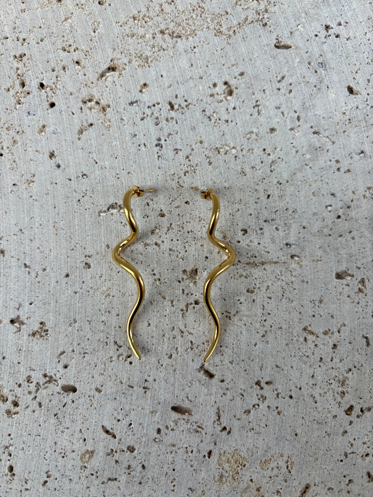 Snake earrings