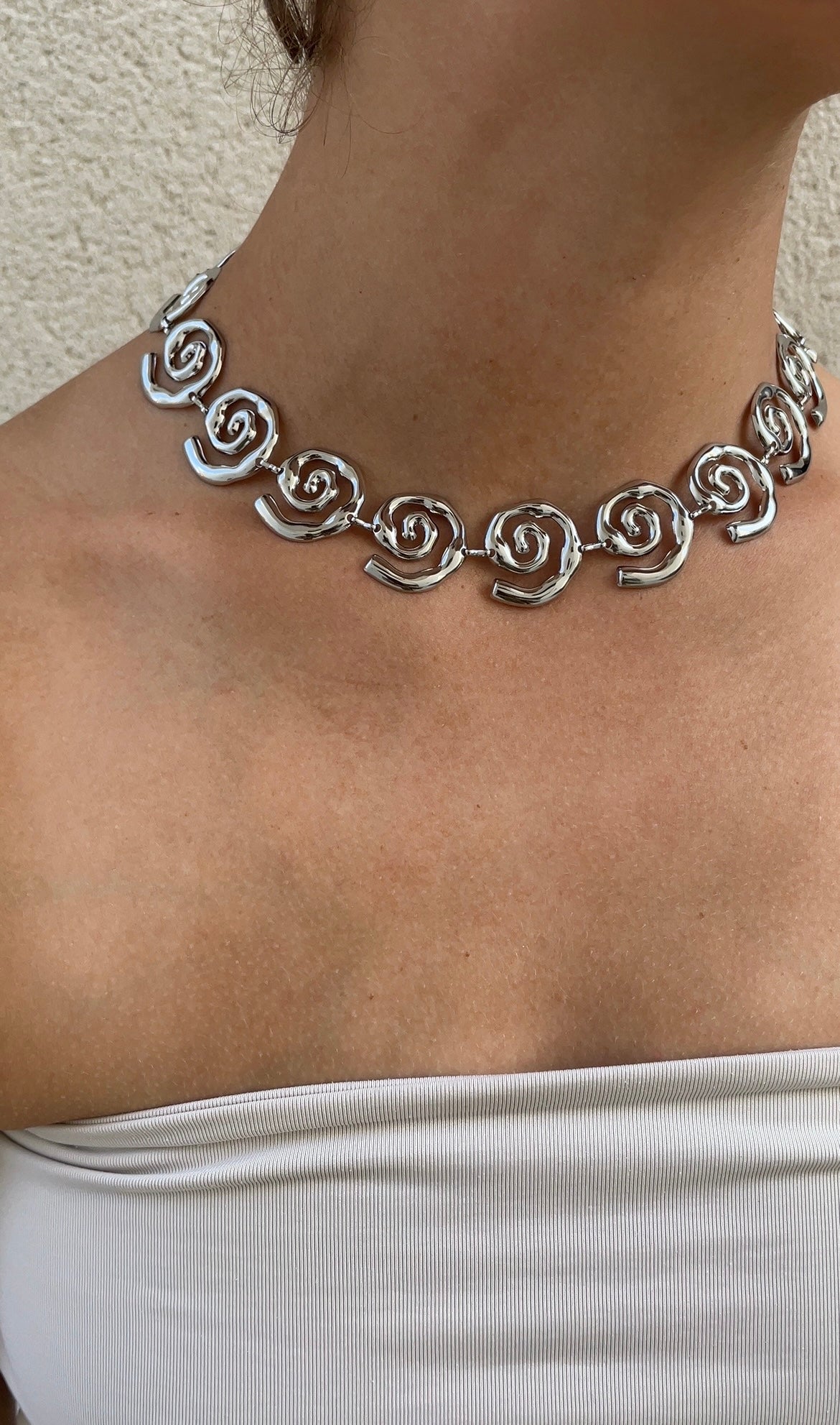 Spiral necklace