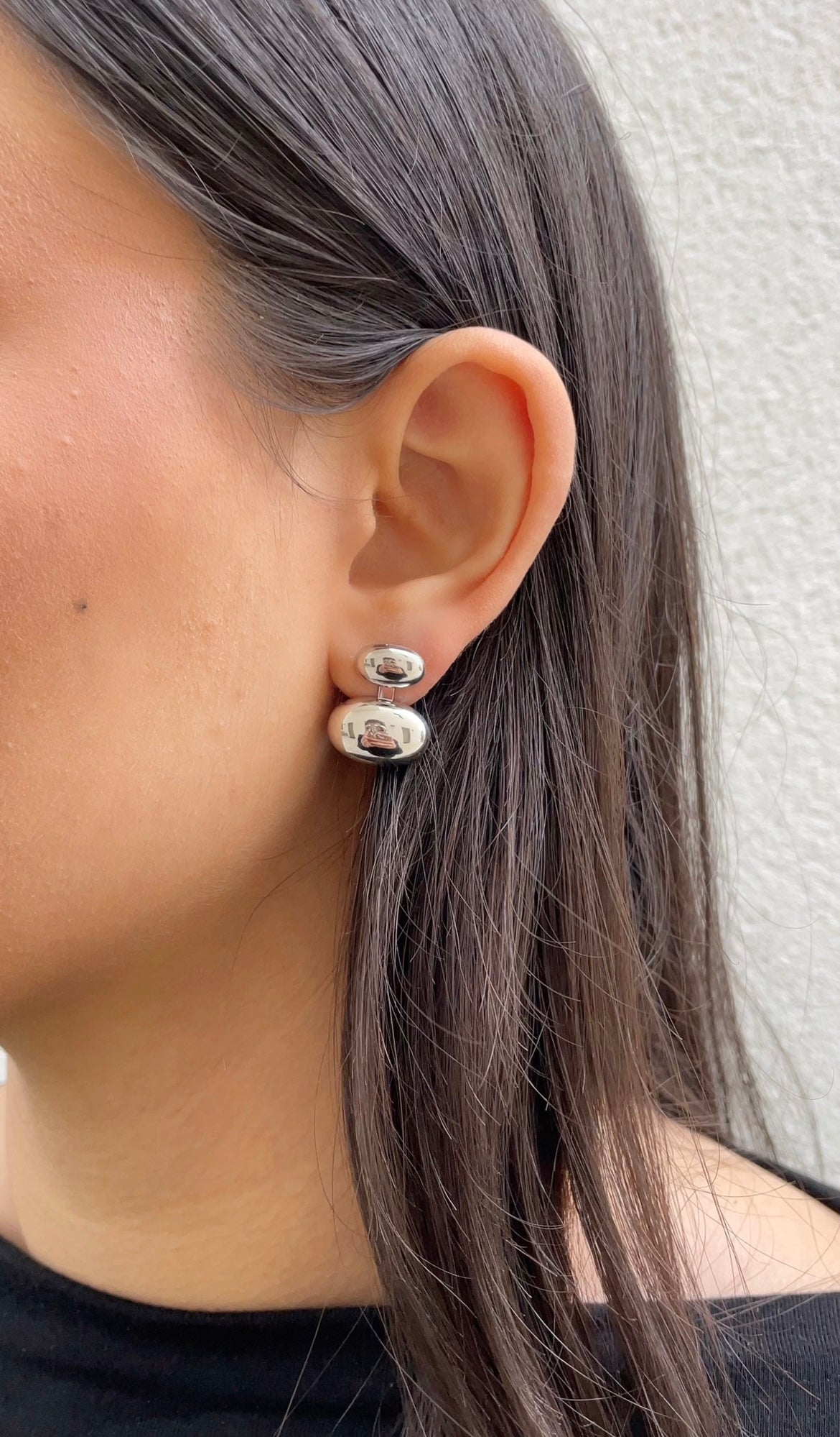 Bean earrings