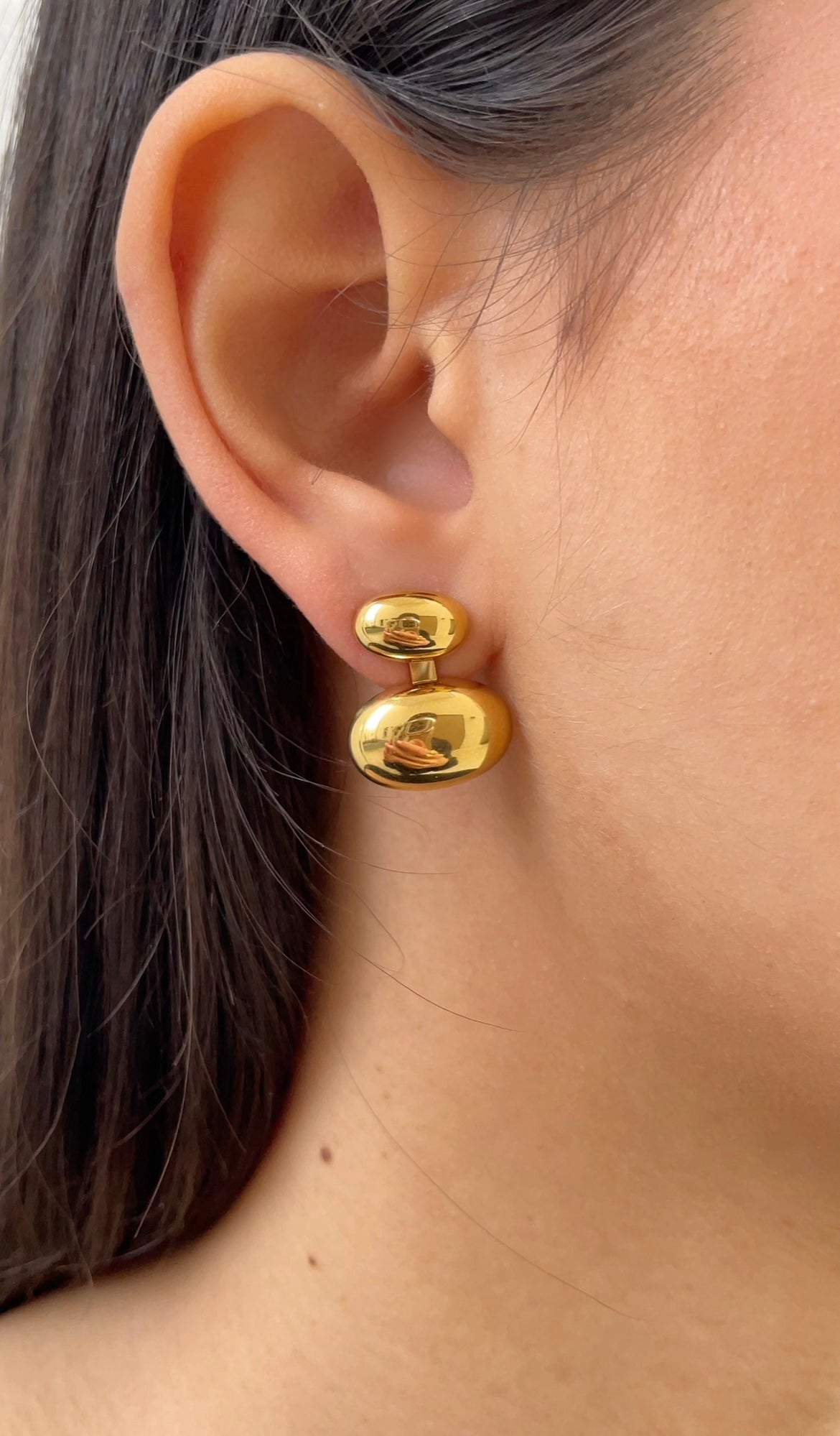 Bean earrings