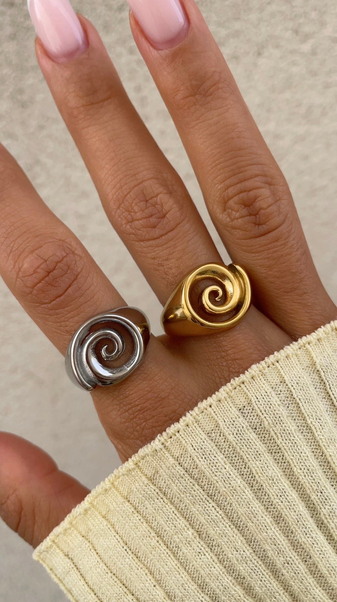 Spiral ring