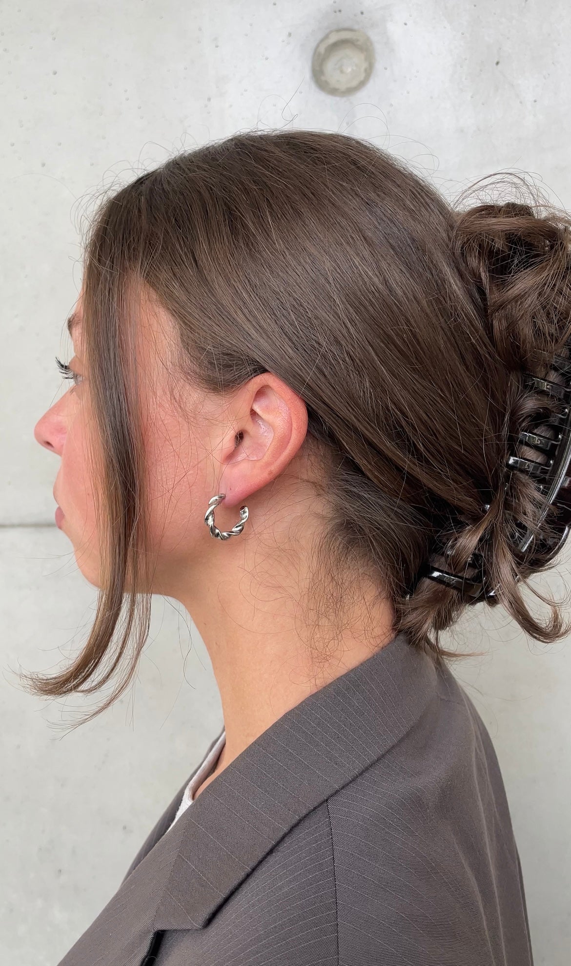 Small torsade earrings