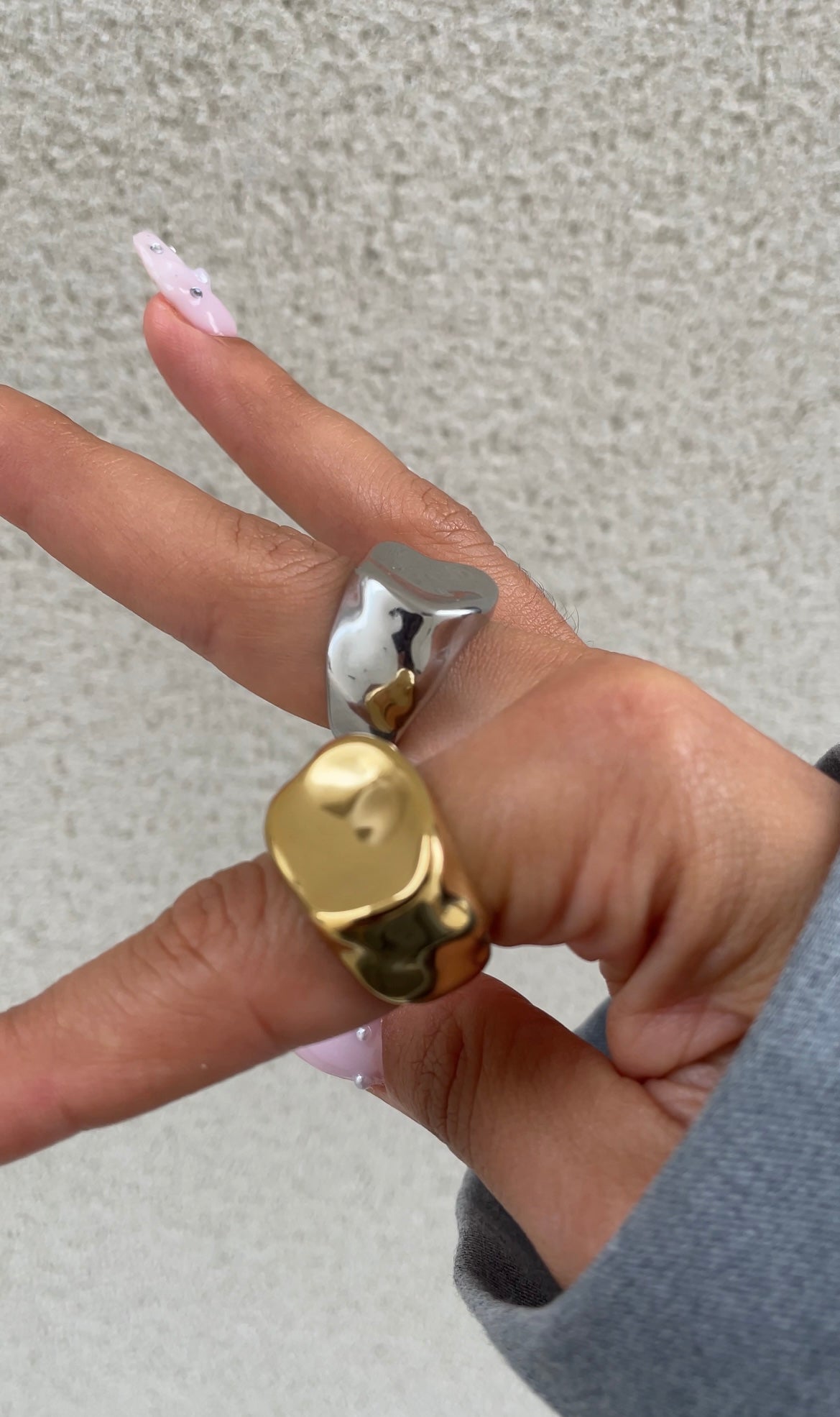 Textured Signet ring