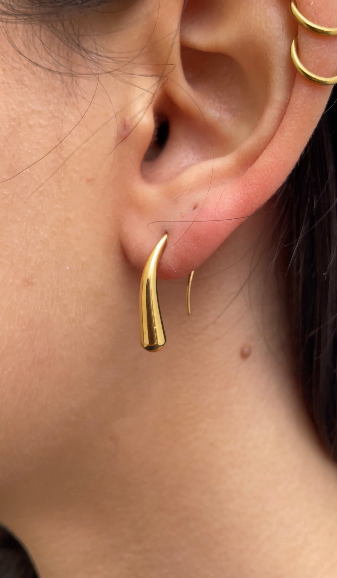 Straight earrings