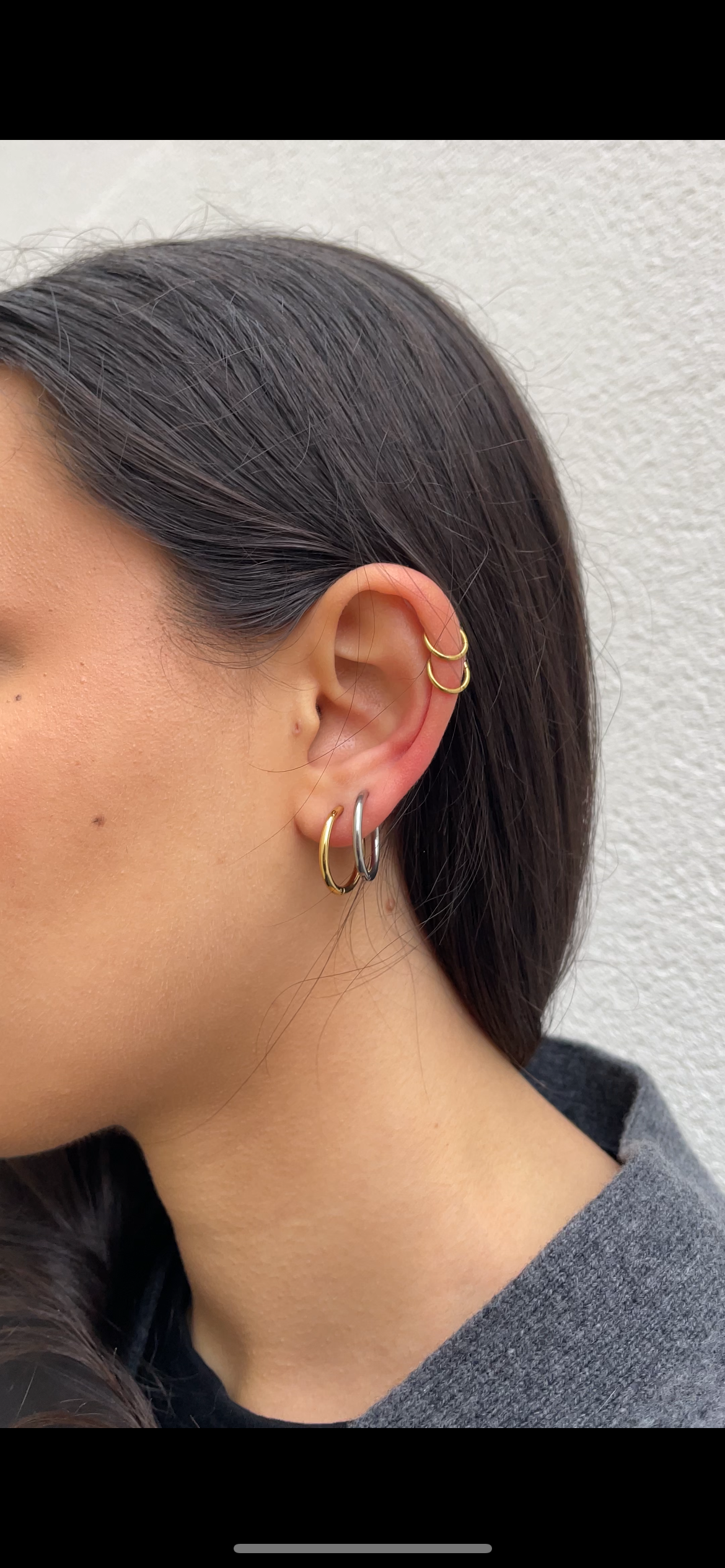 Thin Classic hoops