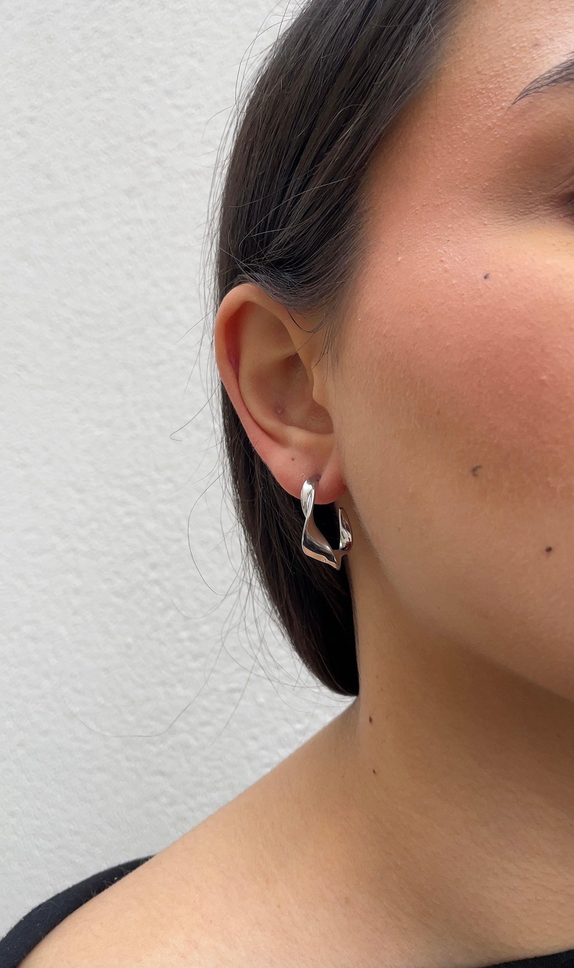 Small torsade earrings