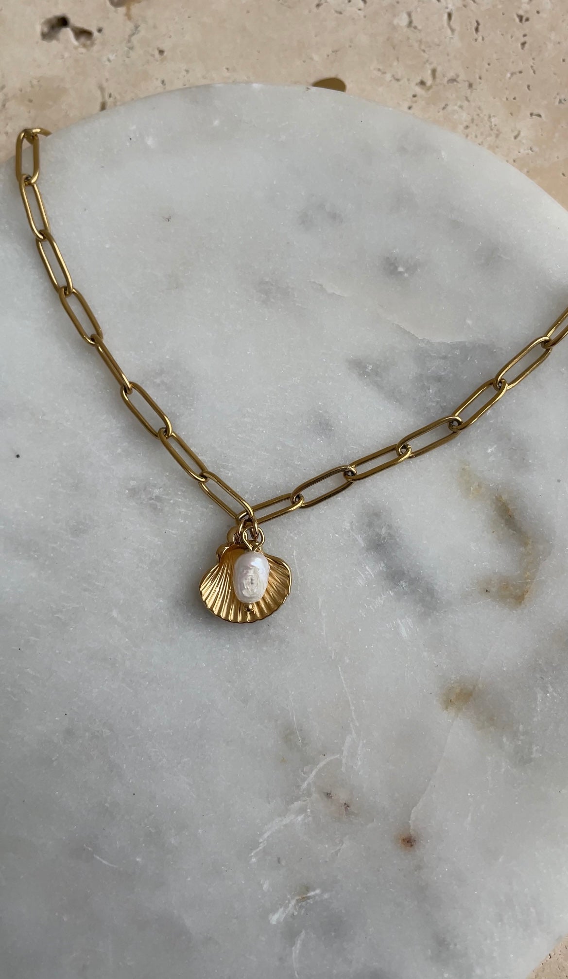 Seashell necklace