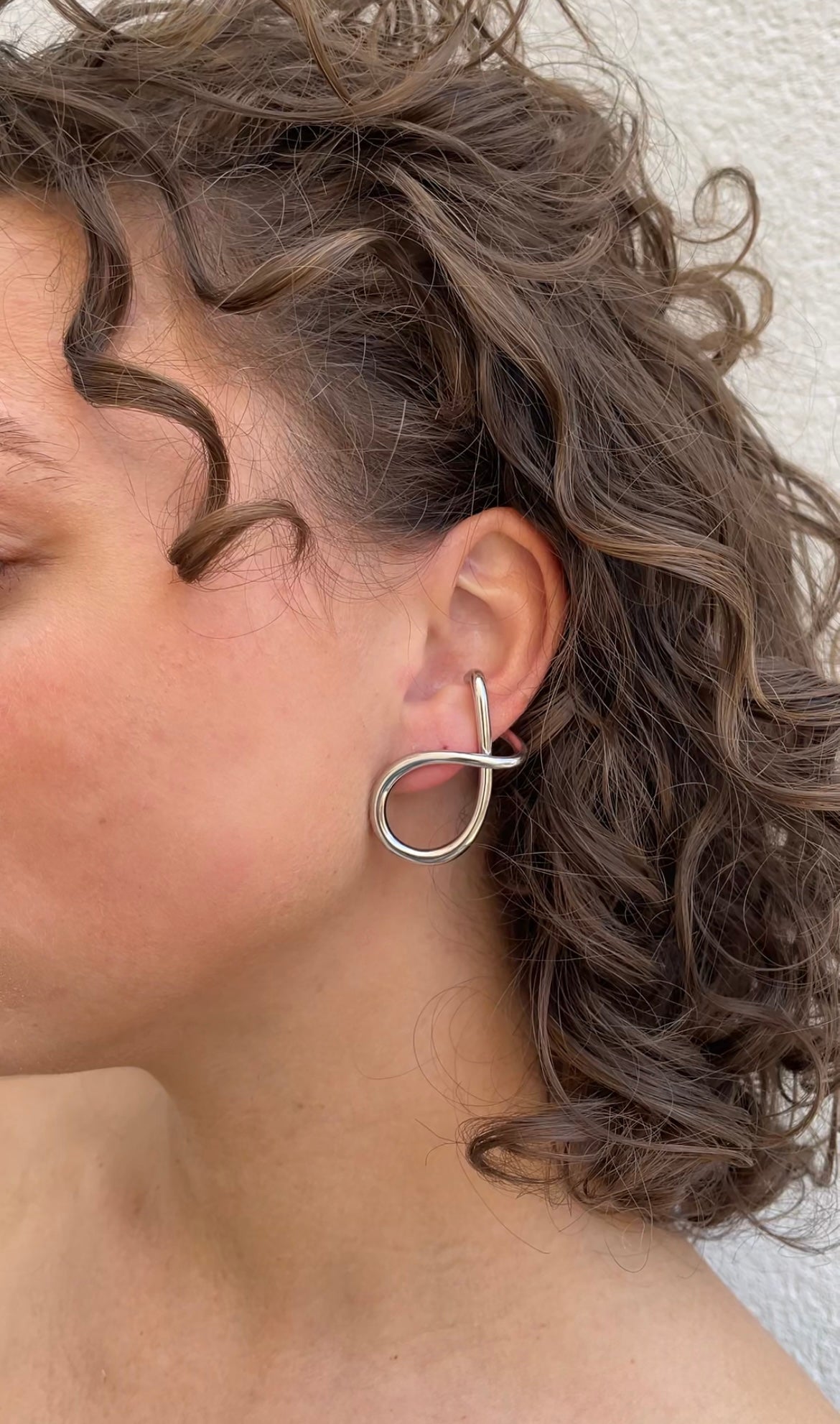 Wrapped earrings