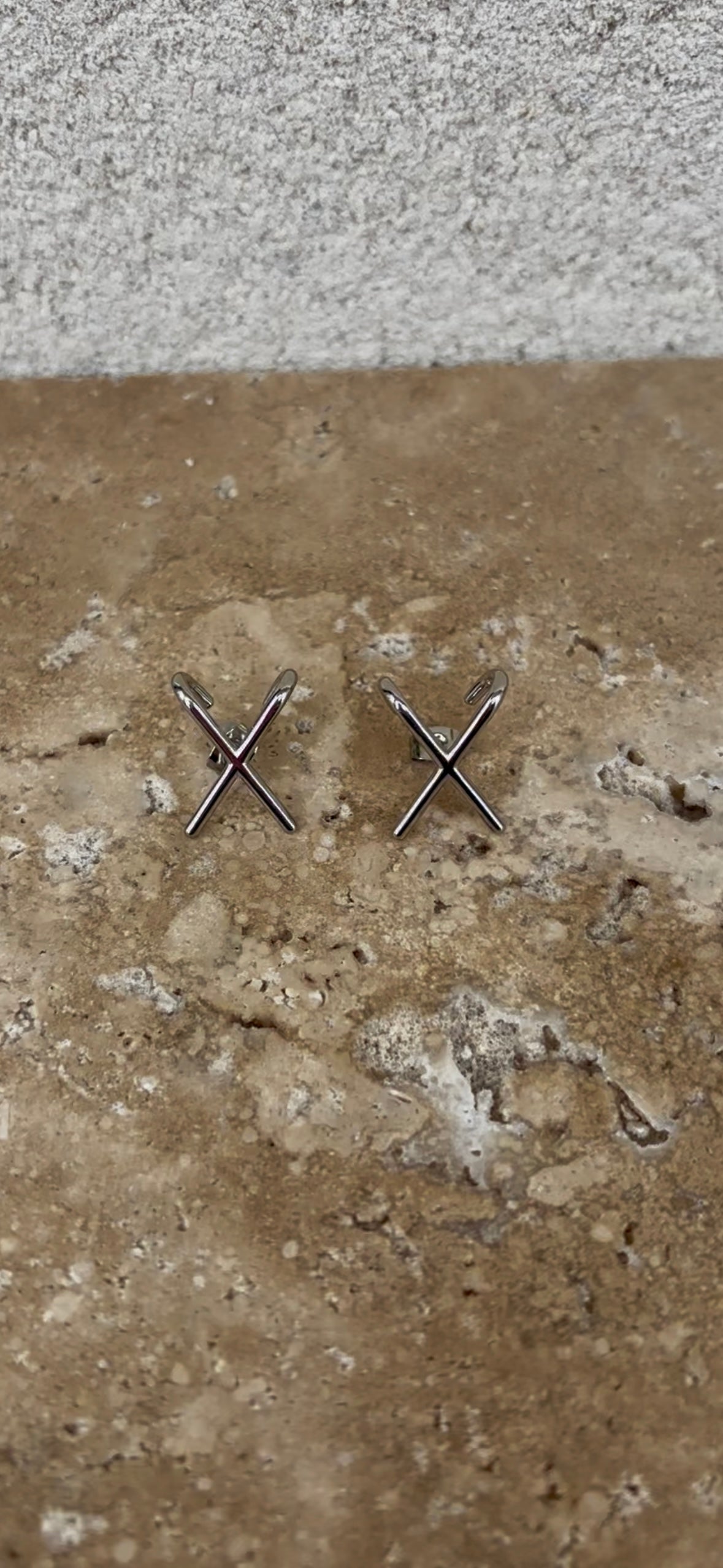 Cross earrings