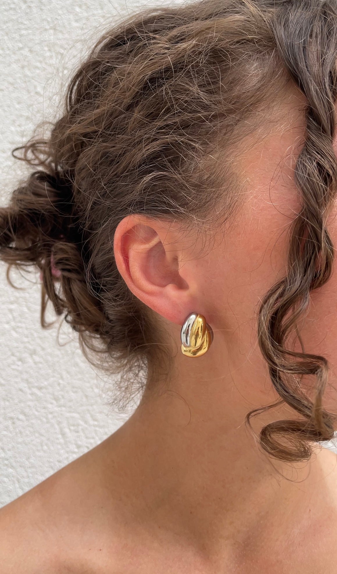 Small Brioche earrings