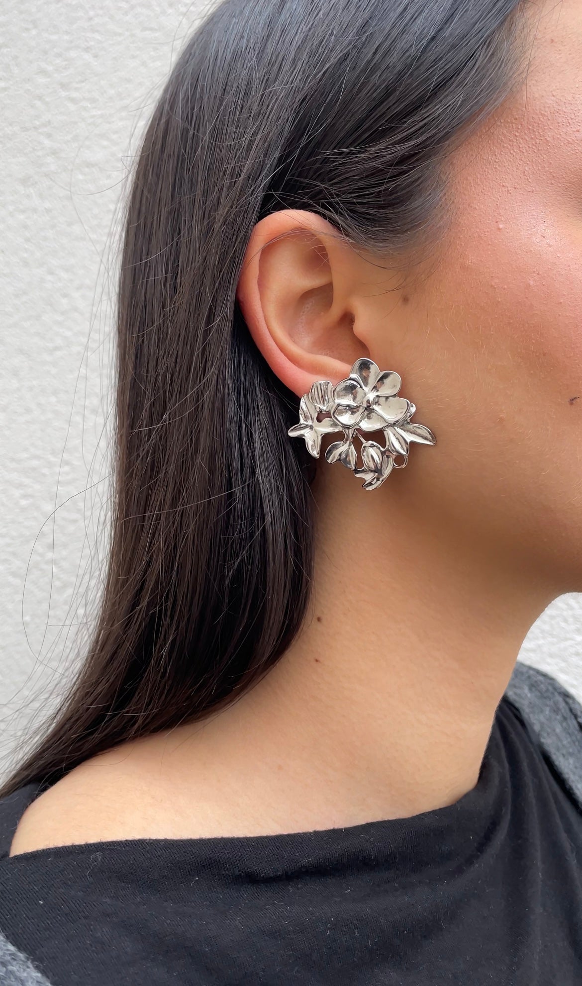 Multi flowers earrings