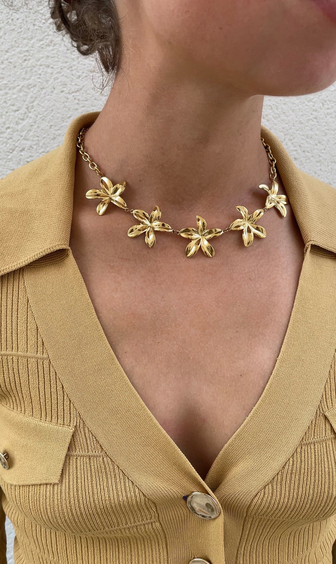 Multi flower necklace